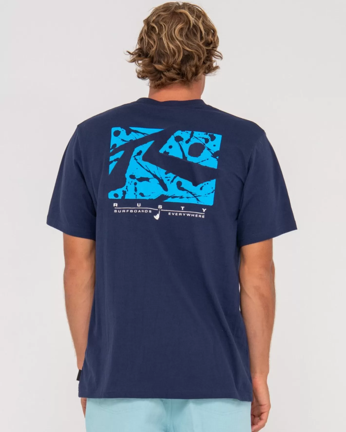 Hombre Rusty Camiseta Grafica De Manga Corta Splat Down