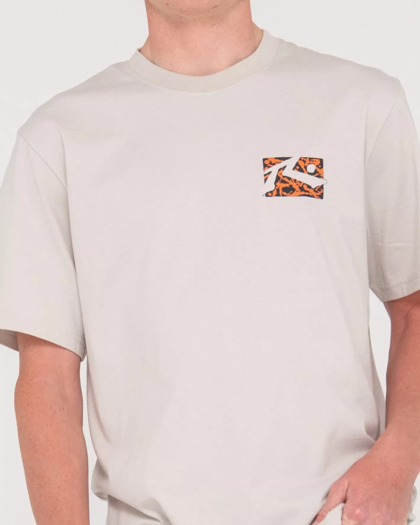 Hombre Rusty Camiseta Grafica De Manga Corta Splat Down