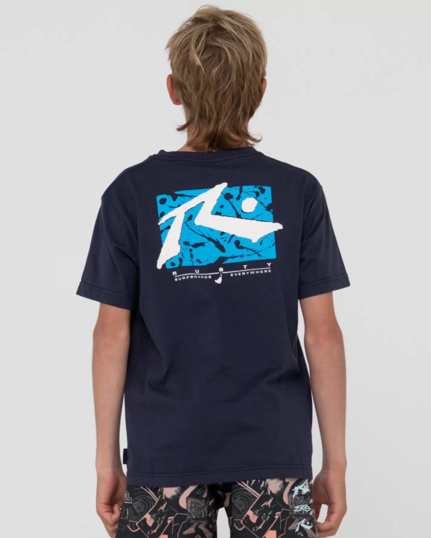 Niños Rusty Camiseta Grafica De Manga Corta Splat Down Para Niños