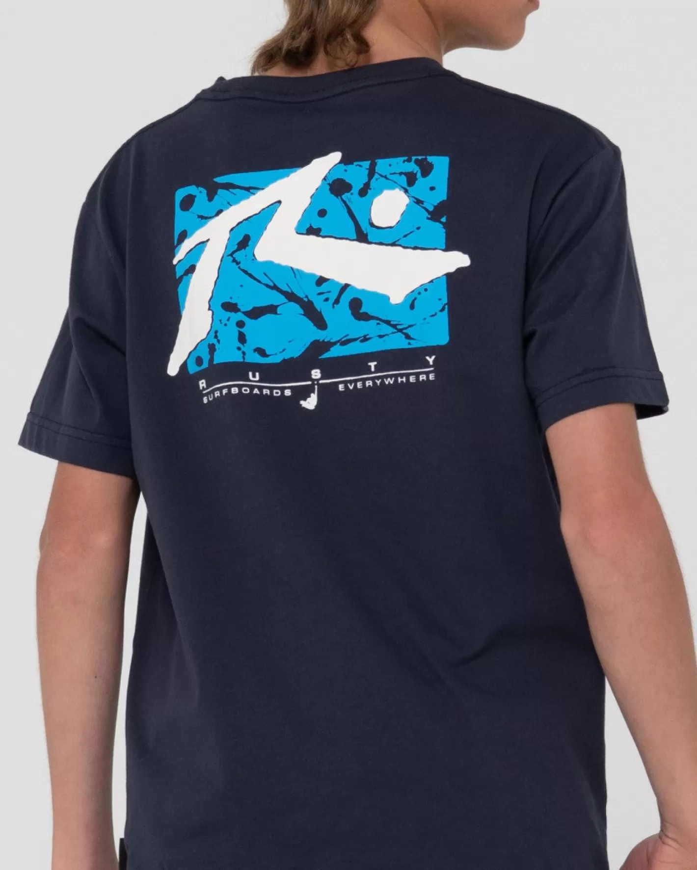 Niños Rusty Camiseta Grafica De Manga Corta Splat Down Para Niños