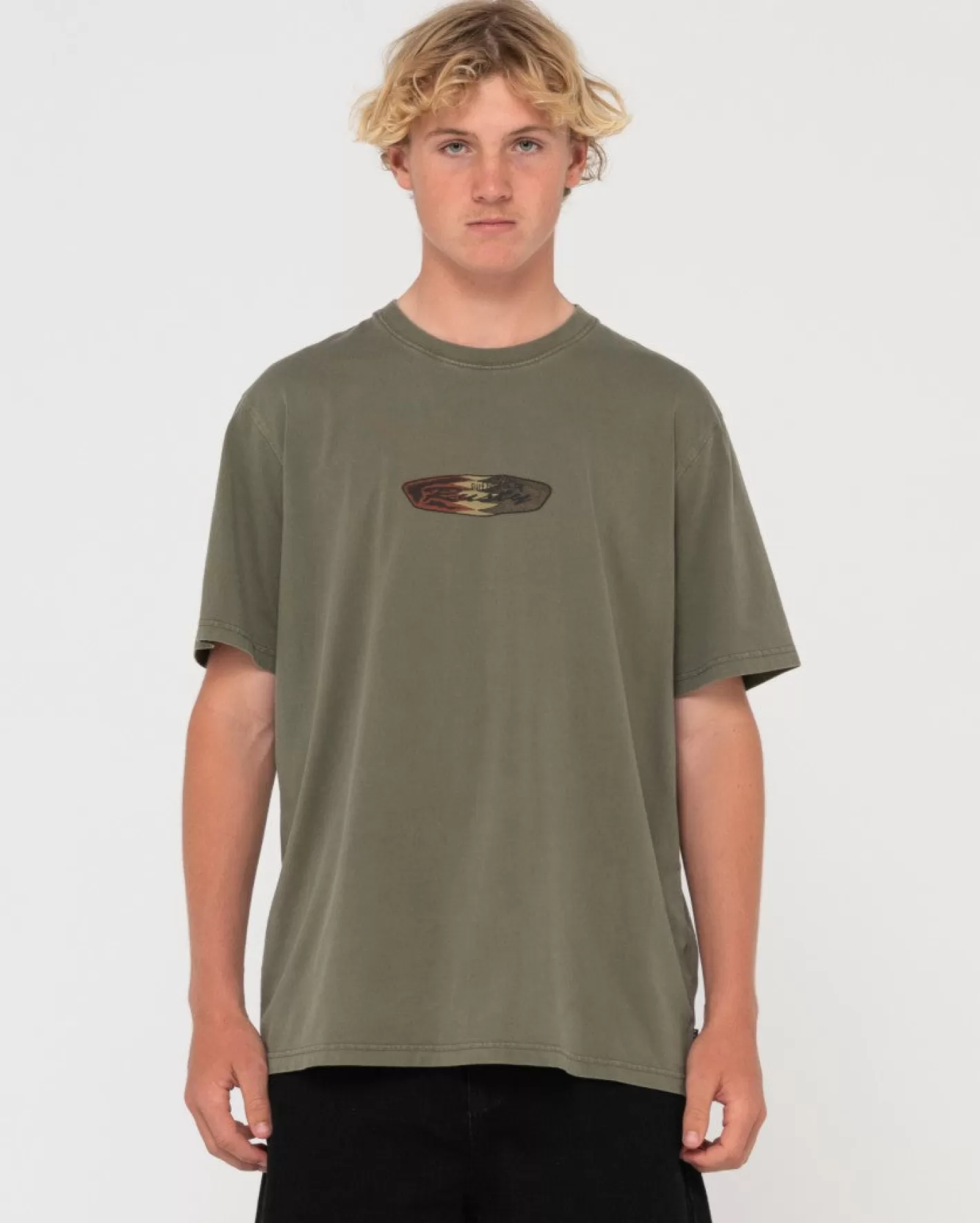 Hombre Rusty Camiseta Grafica De Manga Corta Venerable