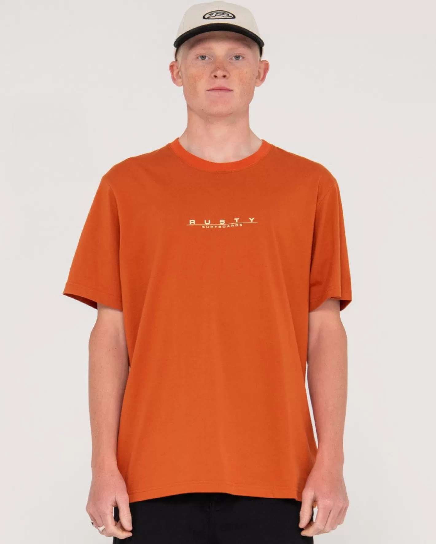 Hombre Rusty Camiseta Manga Corta Rs