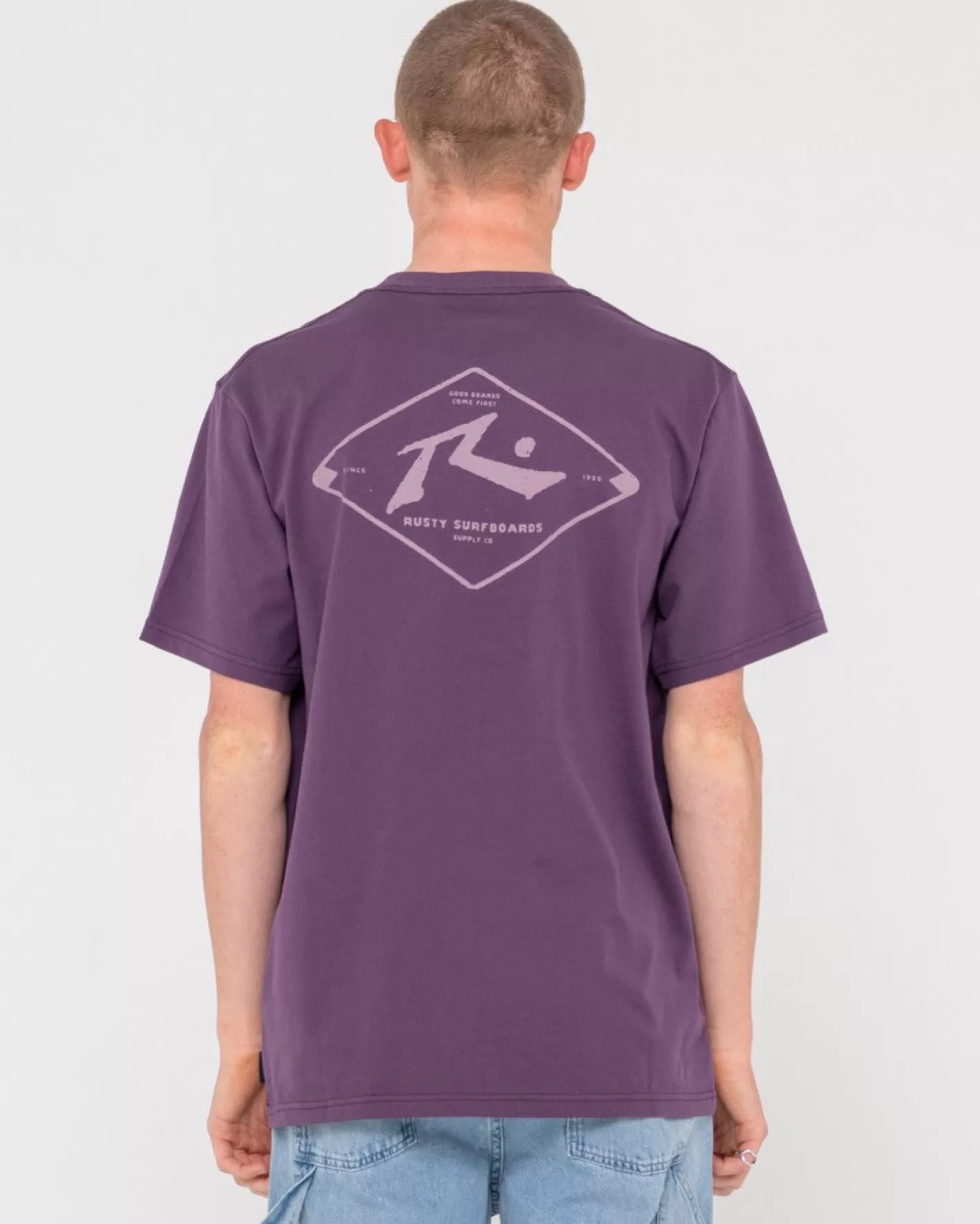 Hombre Rusty Camiseta Manga Corta Wull Wolume