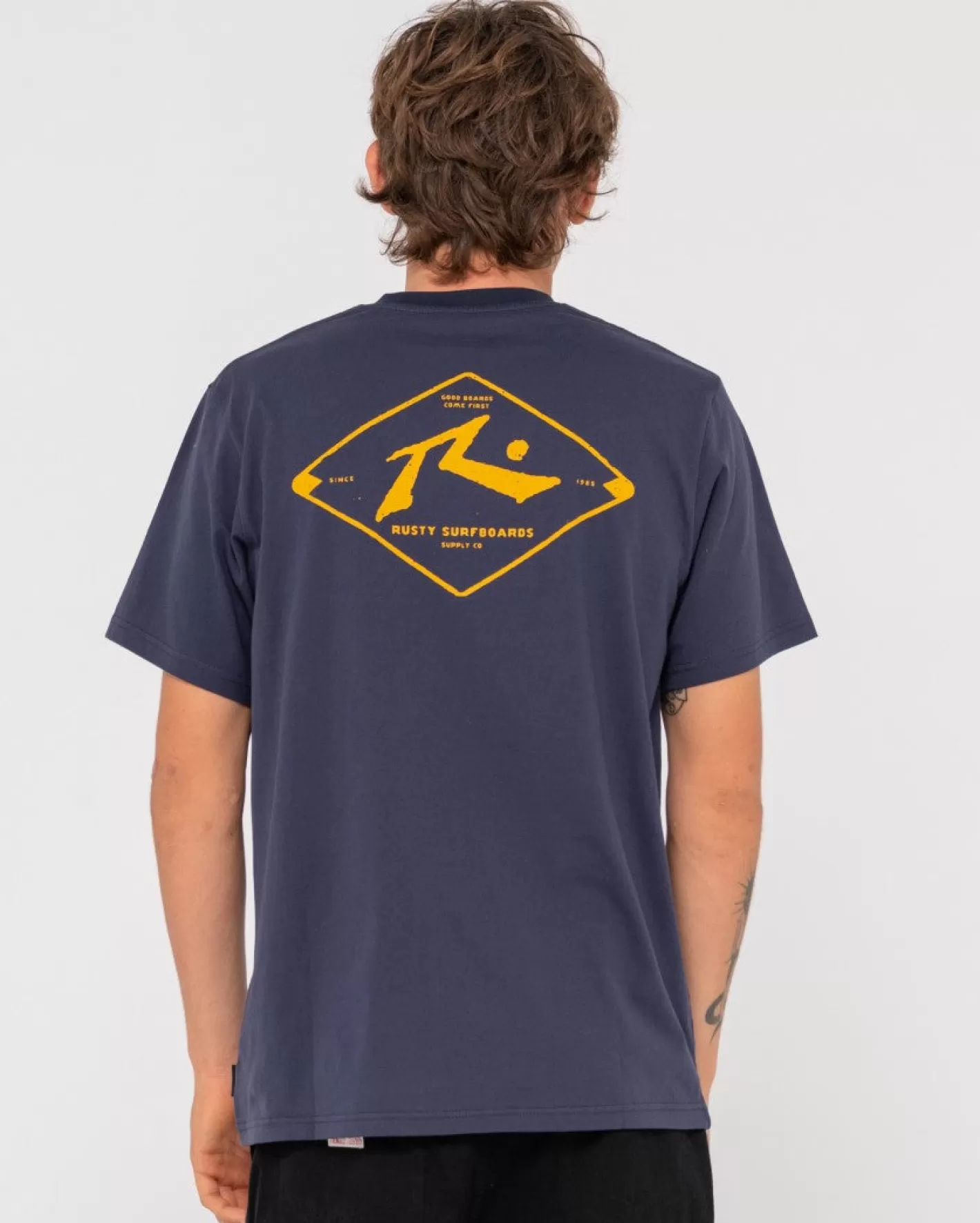 Hombre Rusty Camiseta Manga Corta Wull Wolume