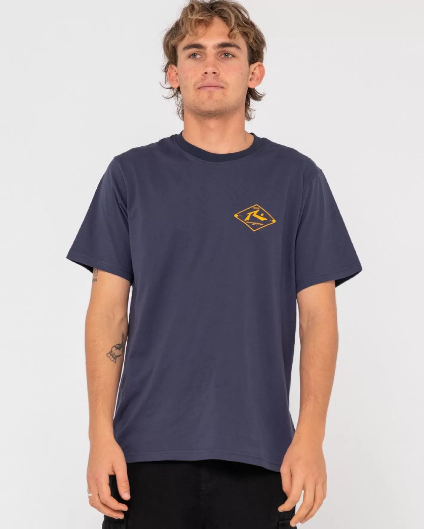 Hombre Rusty Camiseta Manga Corta Wull Wolume