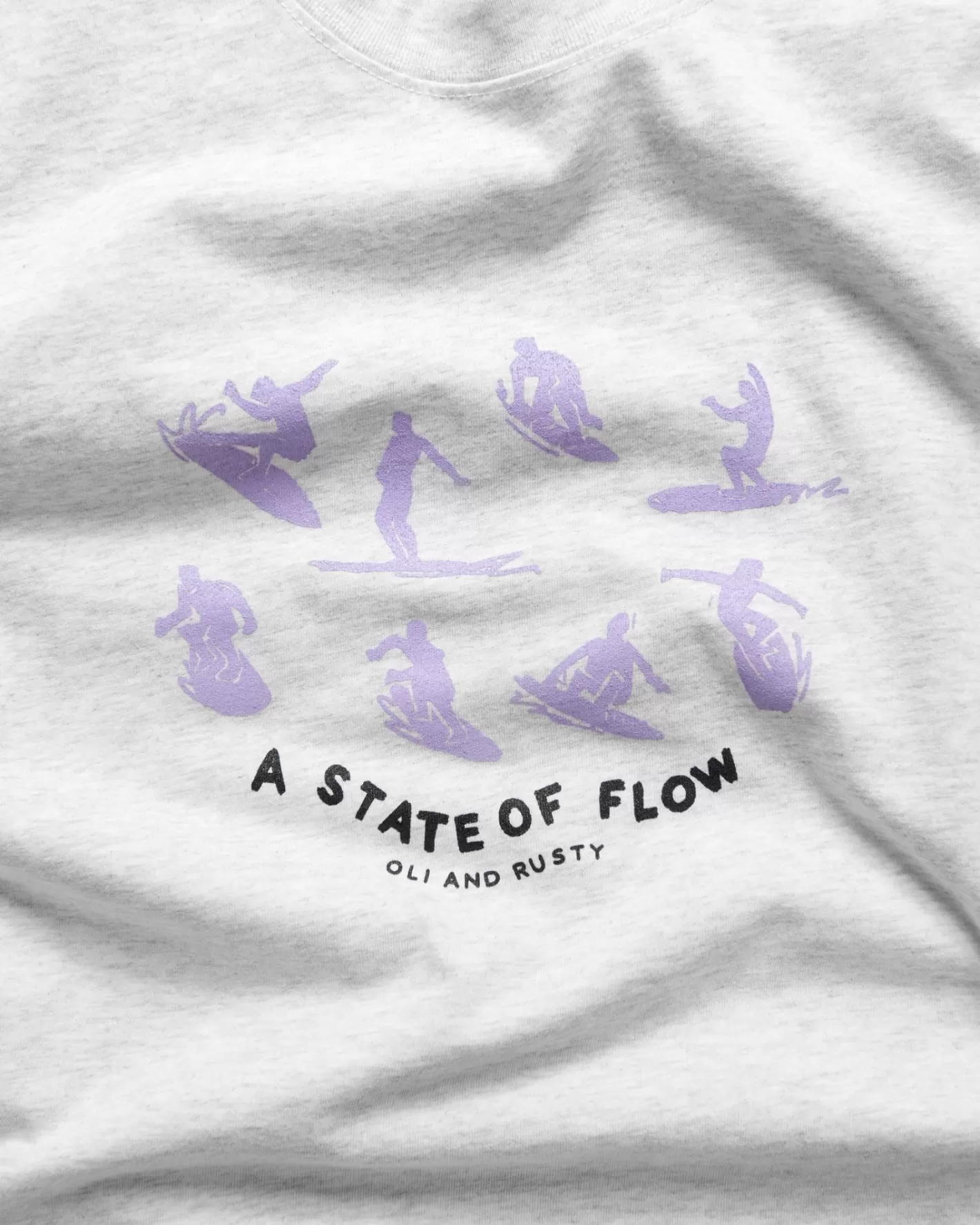 Hombre Rusty Camiseta Oli X State Of Flow