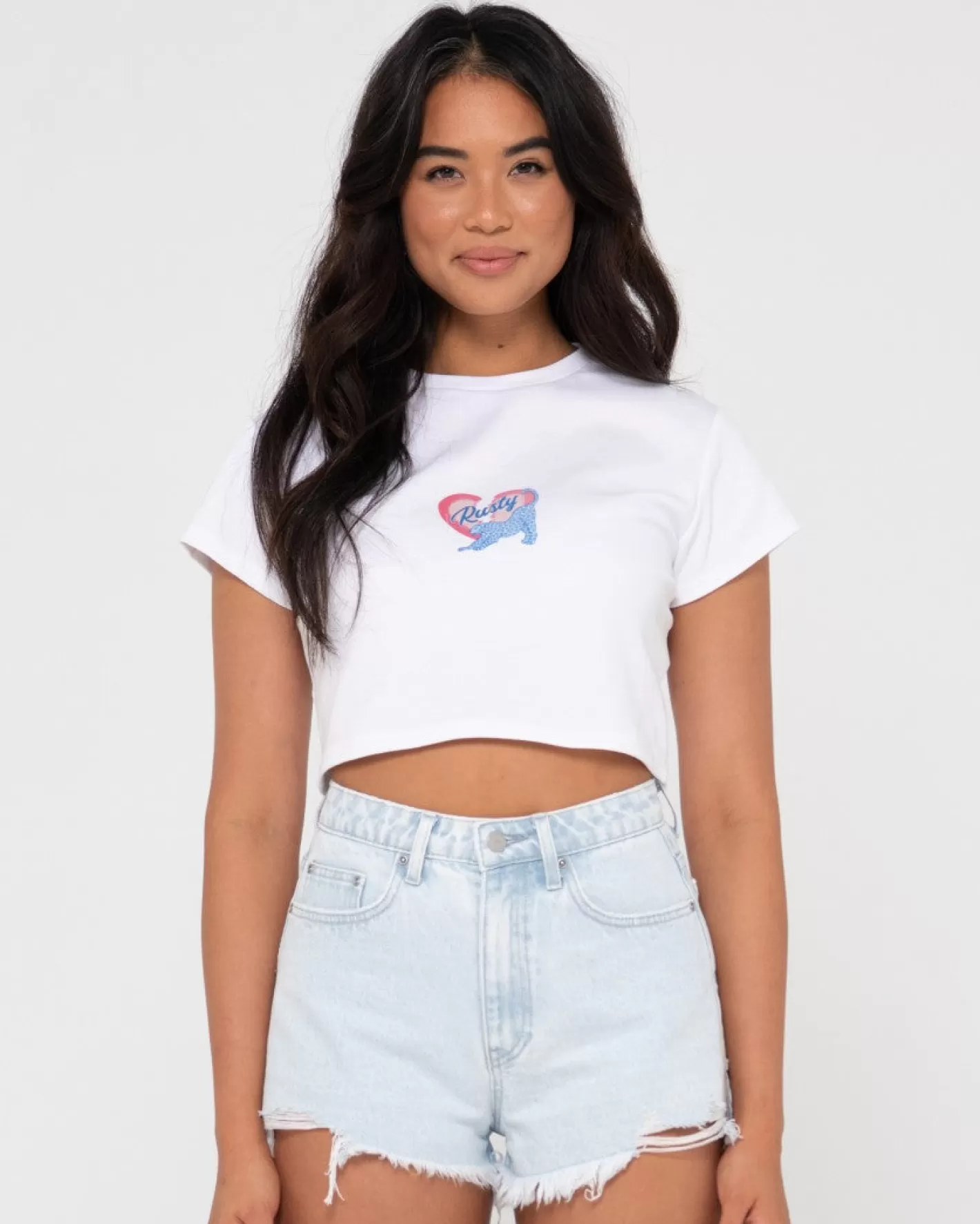 Mujer Rusty Camiseta Para Bebe Con Estampado De Rompecorazones