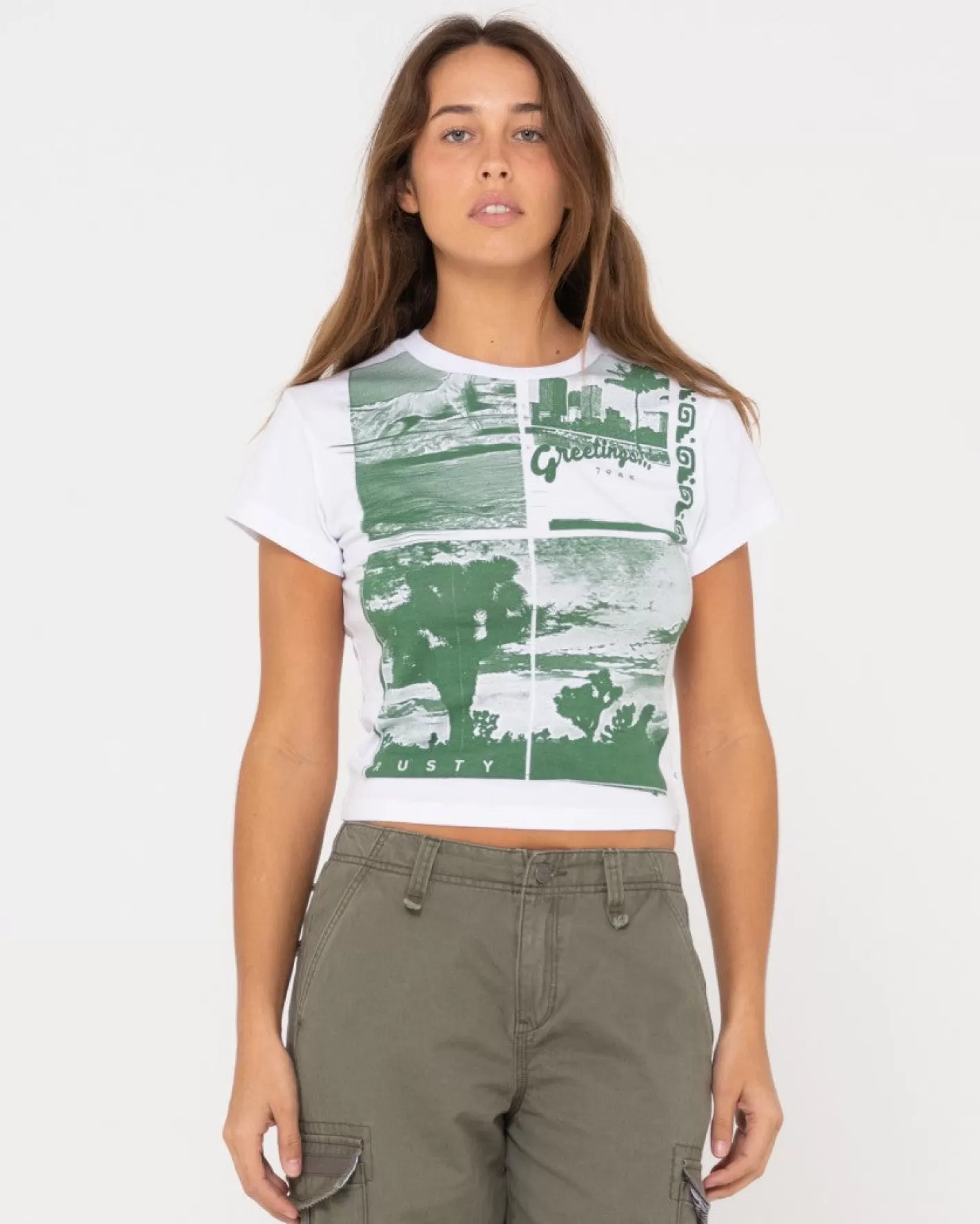 Mujer Rusty Camiseta Para Bebe Con Grafico Skimmer De Greetings
