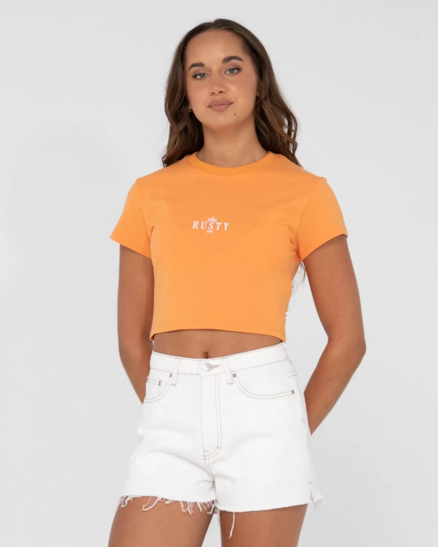 Mujer Rusty Camiseta Para Bebe De Manga Corta Sunrise