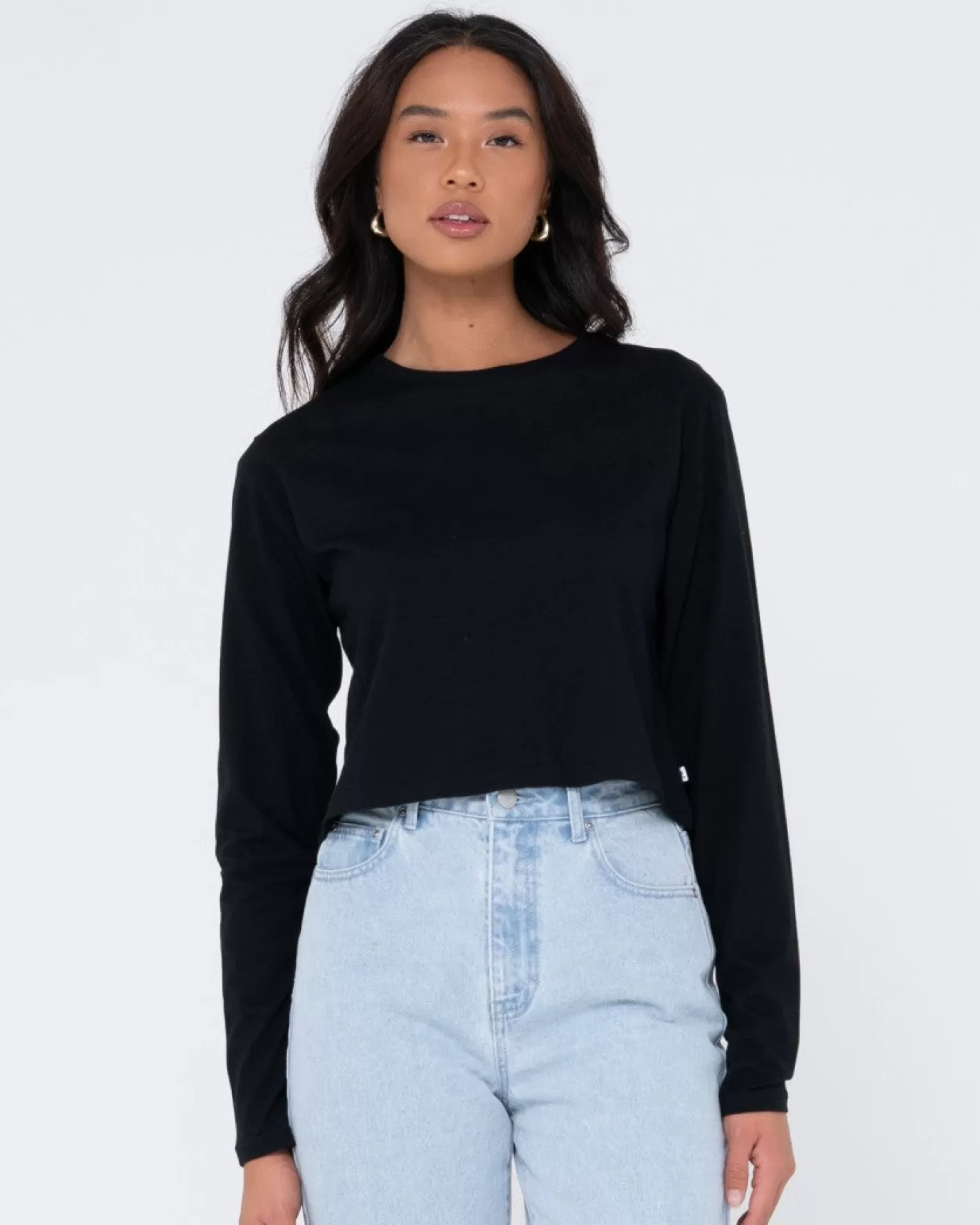 Mujer Rusty Camiseta Para Bebe De Manga Larga En Blanco