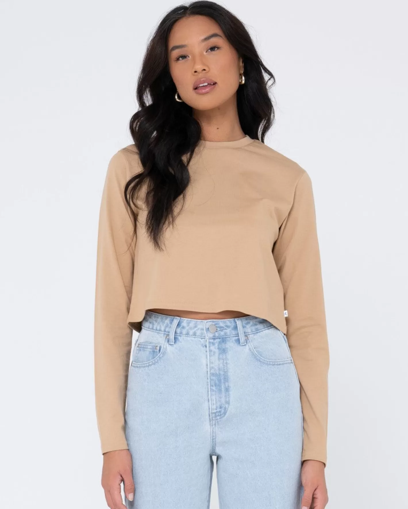 Mujer Rusty Camiseta Para Bebe De Manga Larga En Blanco