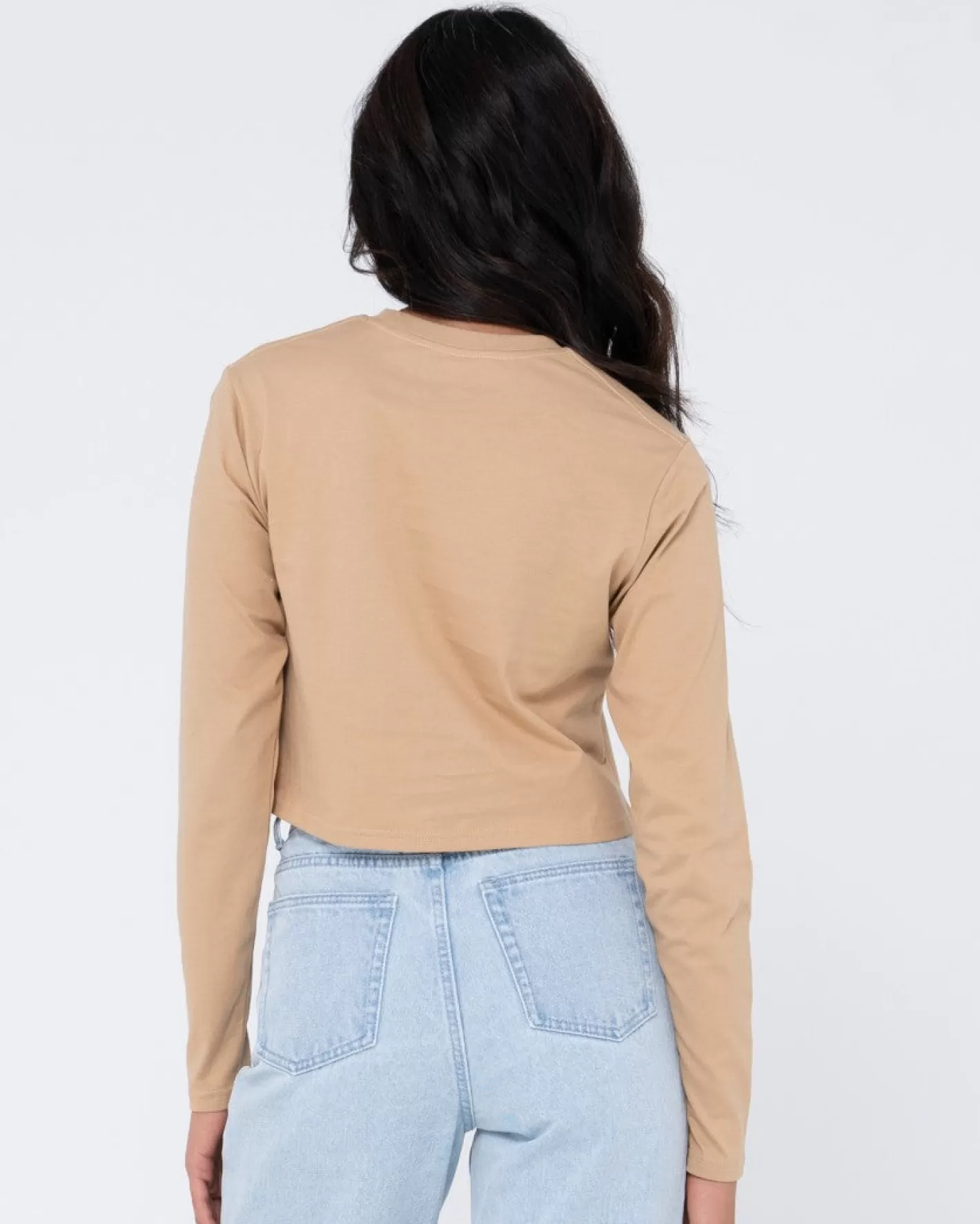 Mujer Rusty Camiseta Para Bebe De Manga Larga En Blanco