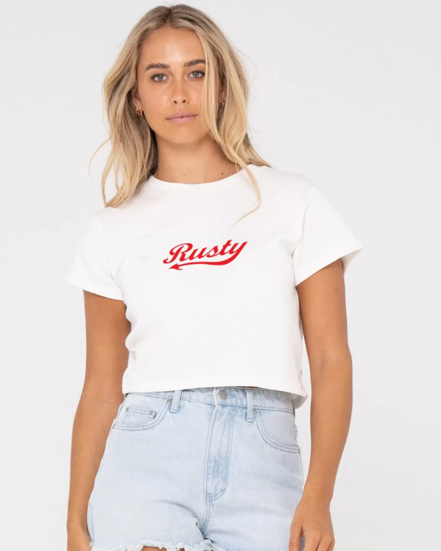 Mujer Rusty Camiseta Para Bebe Norty Con Grafico De Manga Corta