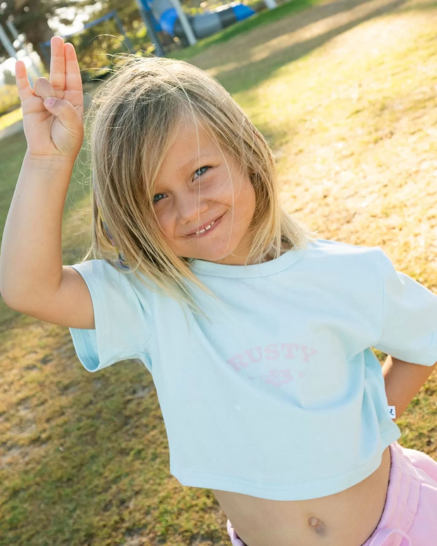 Niños Rusty Camiseta Prospera De Manga Corta Para Bebe Ninas