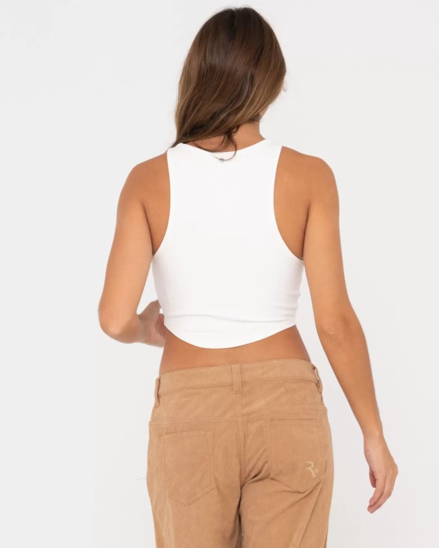 Mujer Rusty Camiseta Sin Mangas Con Dobladillo Redondeado Vicky