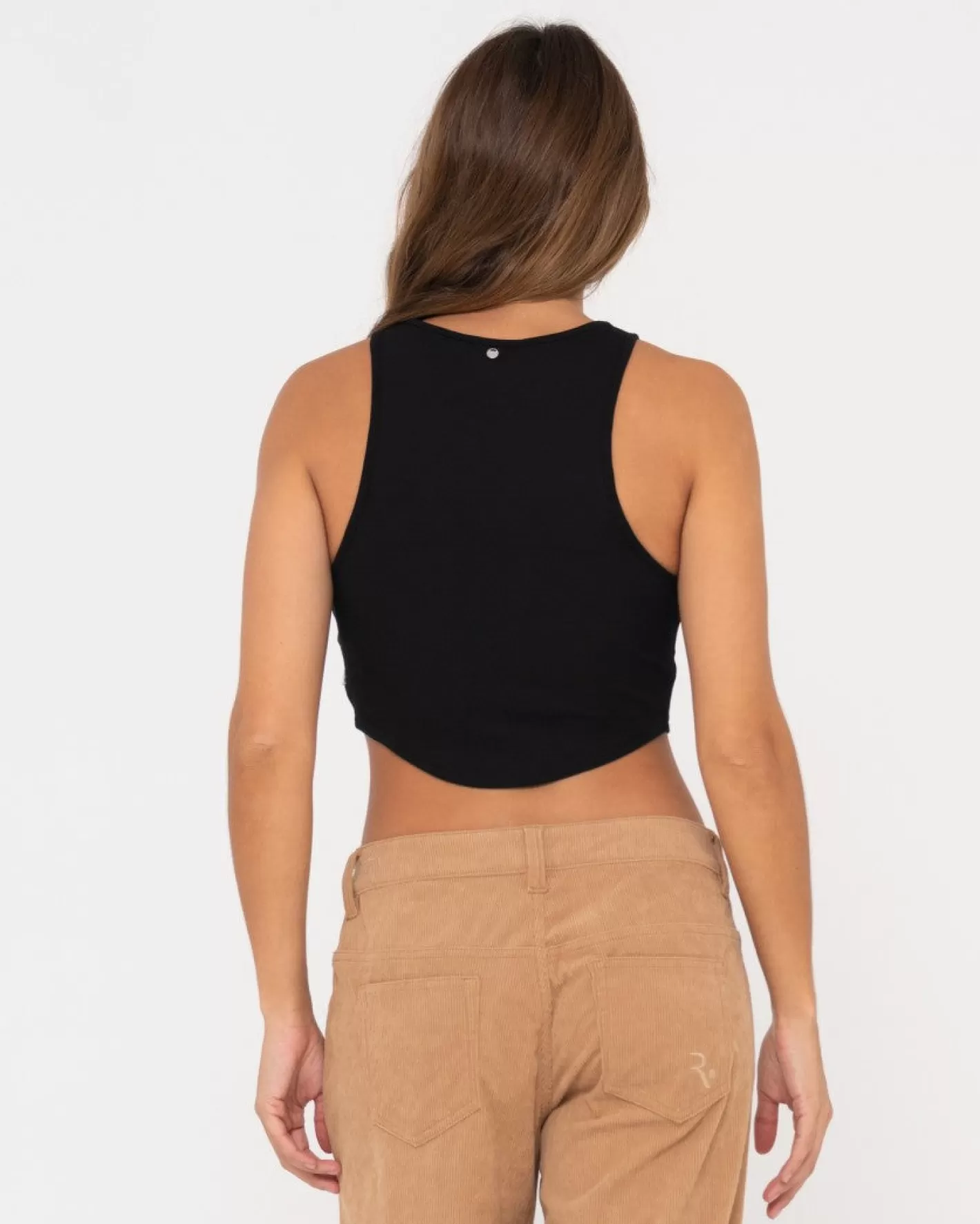 Mujer Rusty Camiseta Sin Mangas Con Dobladillo Redondeado Vicky
