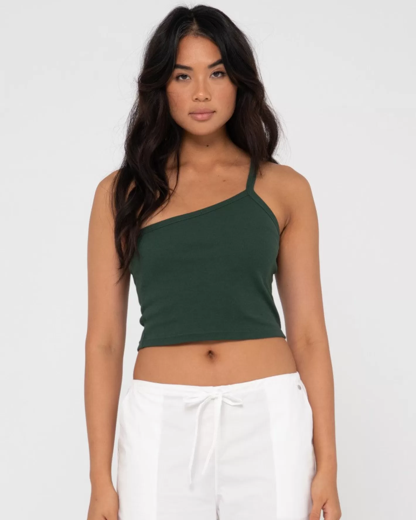 Mujer Rusty Camiseta Sin Mangas Con Un Solo Hombro En Todas Partes