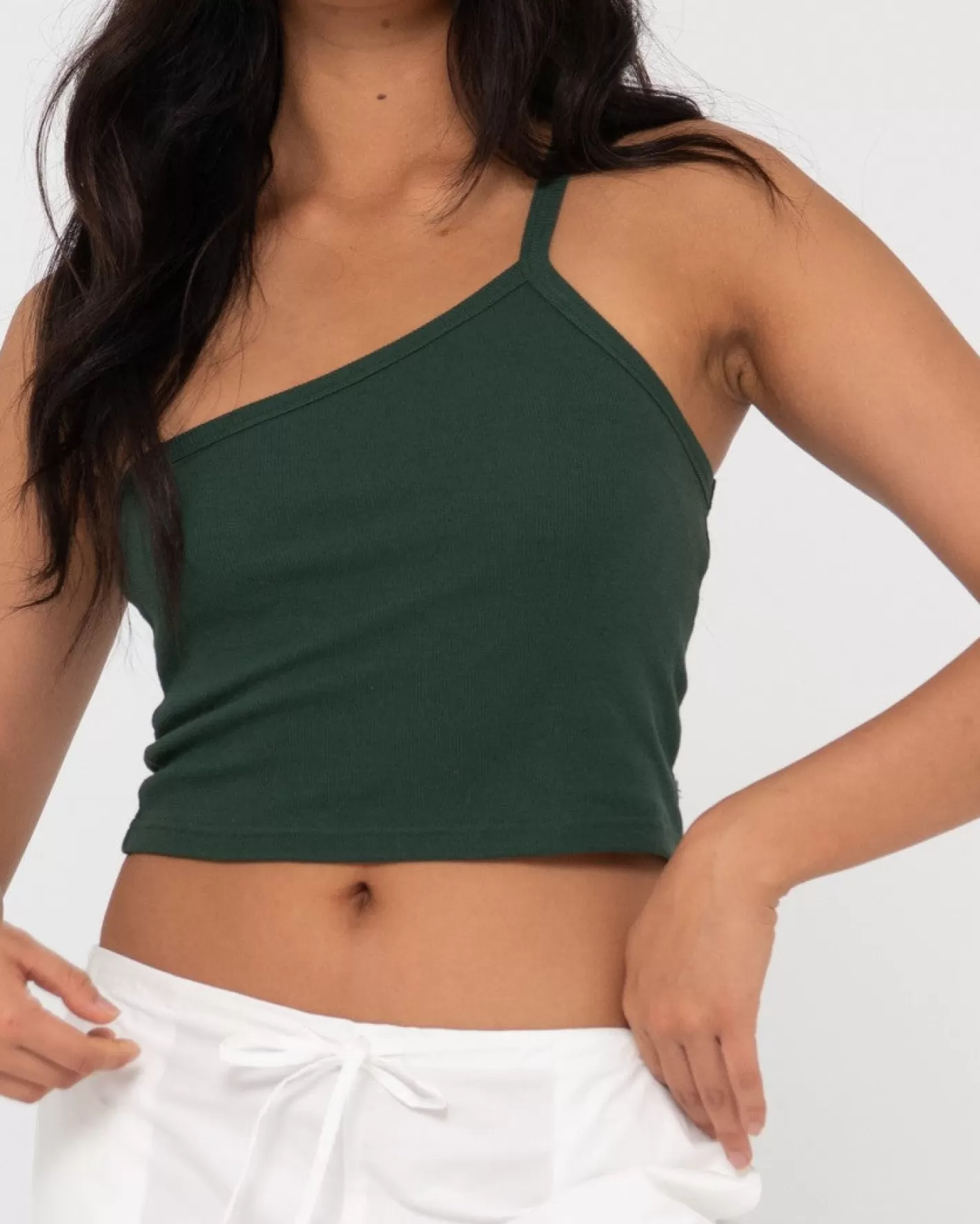 Mujer Rusty Camiseta Sin Mangas Con Un Solo Hombro En Todas Partes