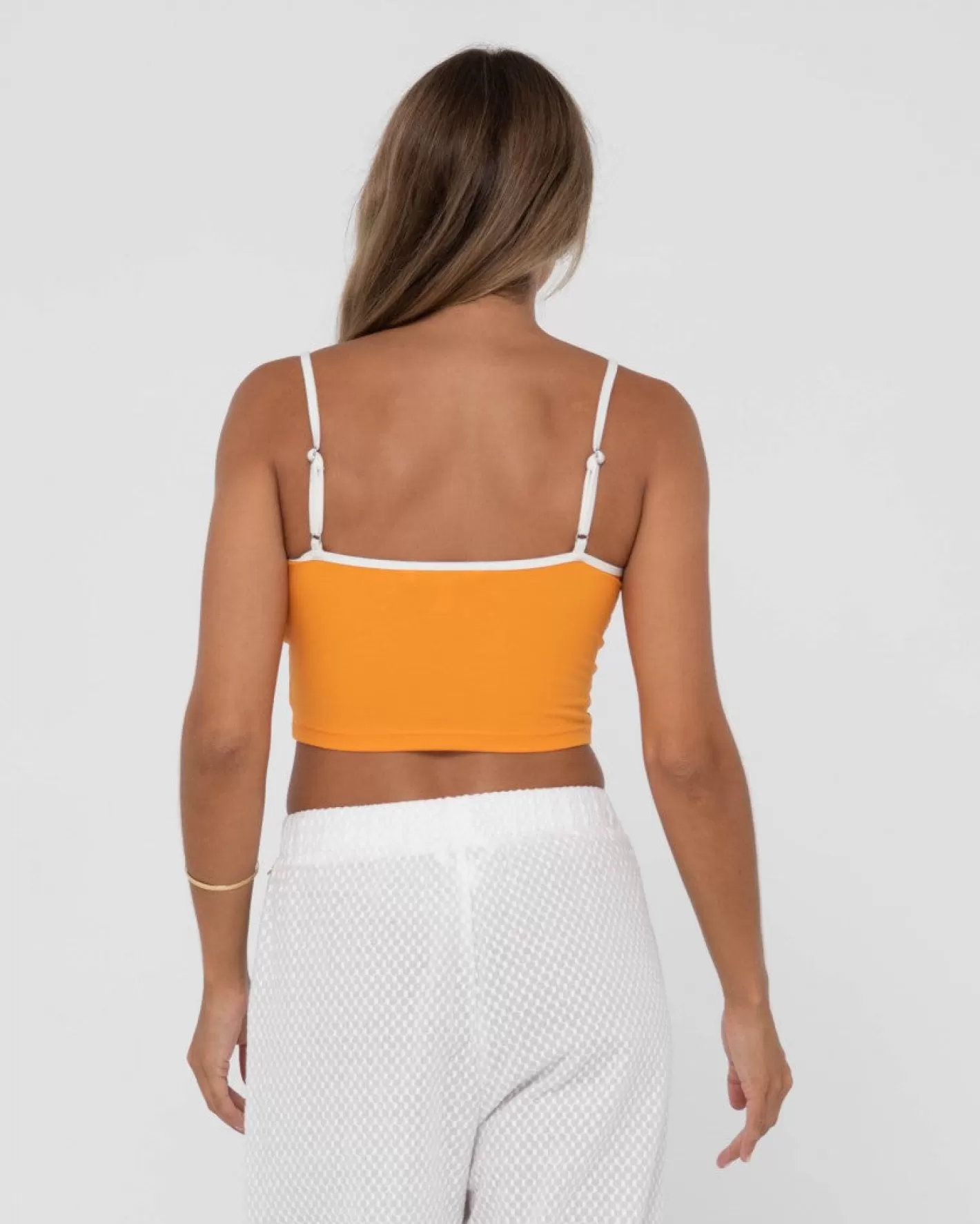 Mujer Rusty Camiseta Sin Mangas Corta En Contraste Charlie Retro