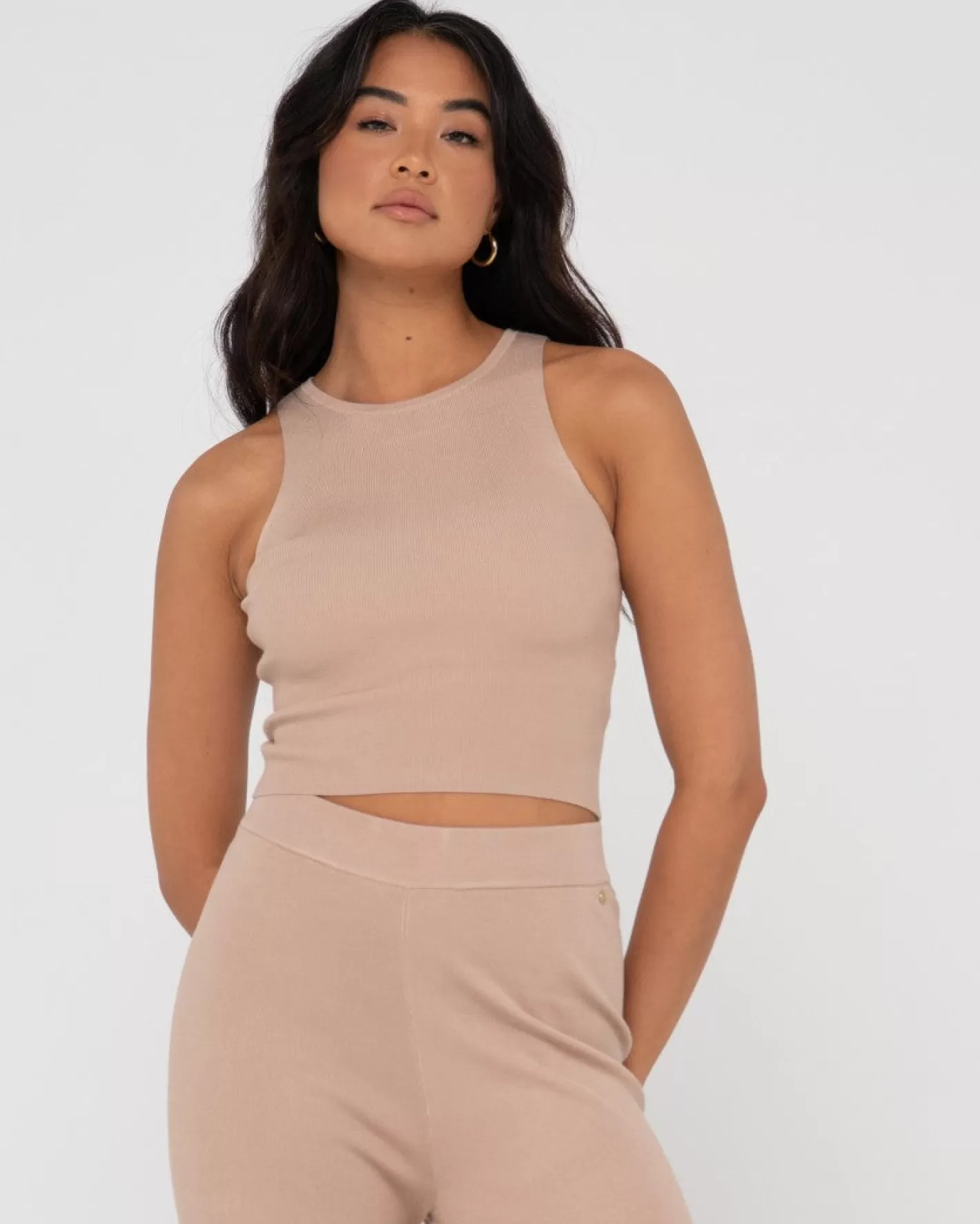 Mujer Rusty Camiseta Sin Mangas De Punto Amelia