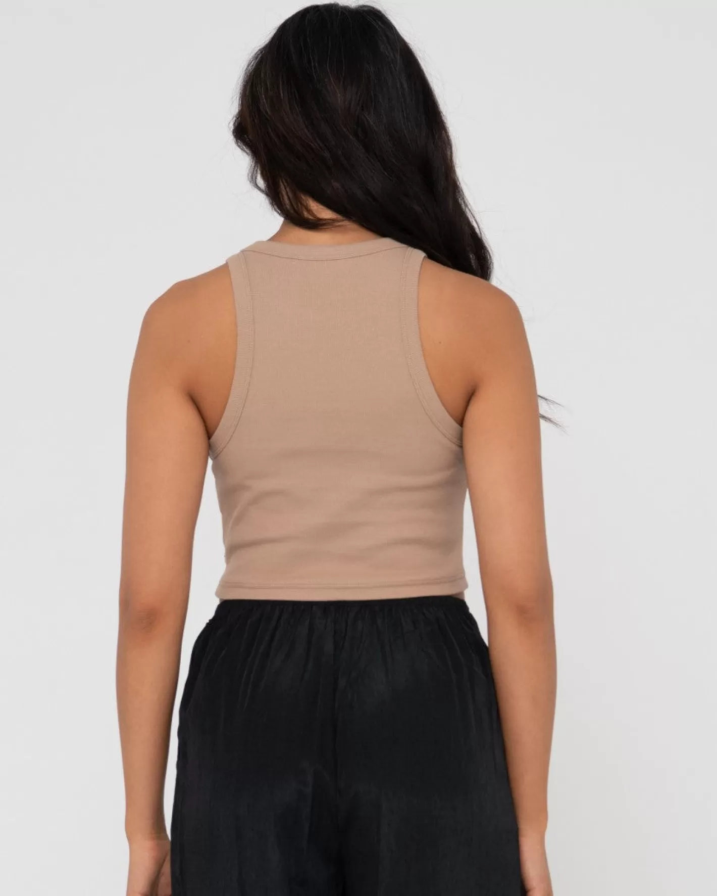 Mujer Rusty Camiseta Sin Mangas Racer En Blanco