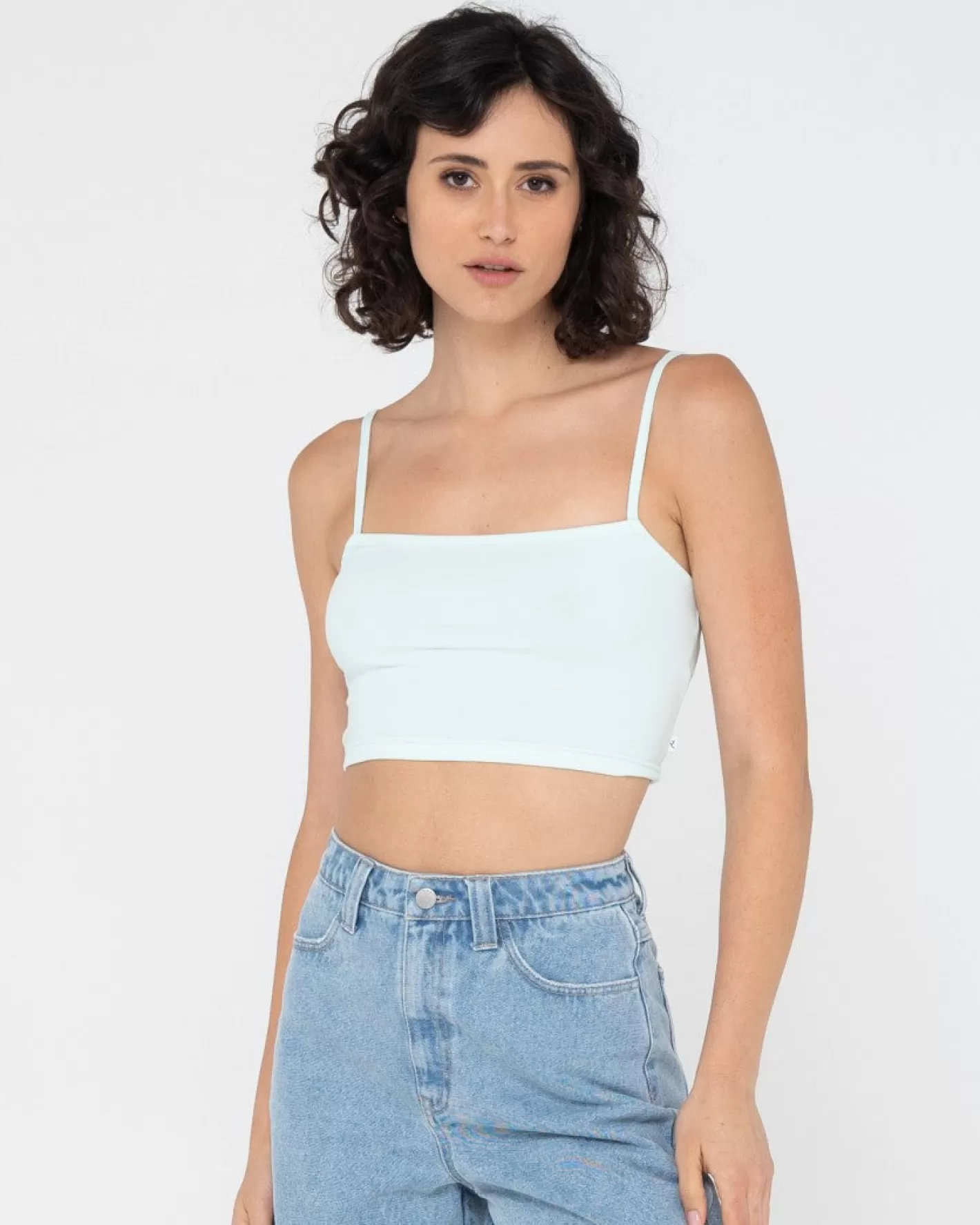 Mujer Rusty Camisola Ajustada De Blanks