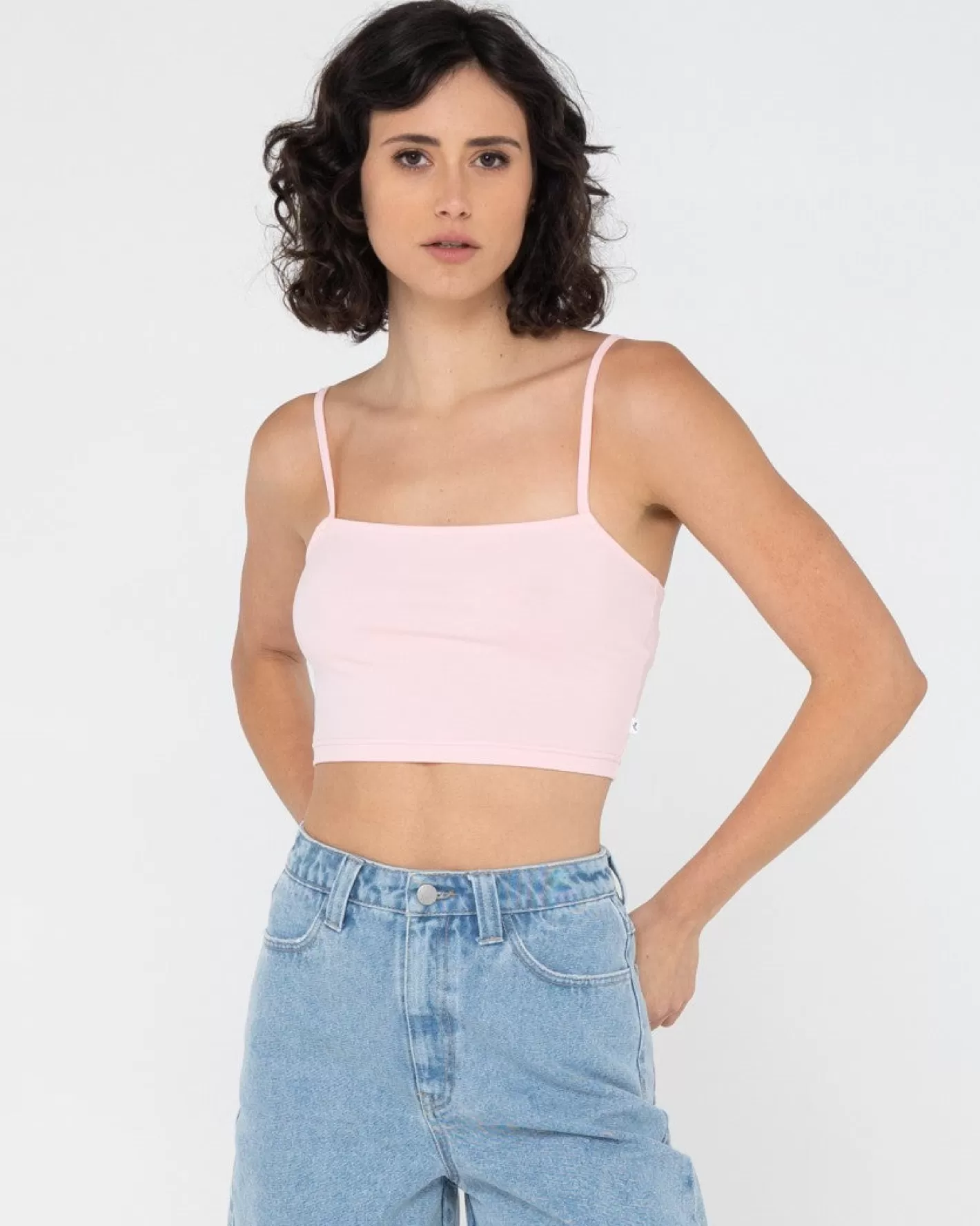 Mujer Rusty Camisola Ajustada De Blanks