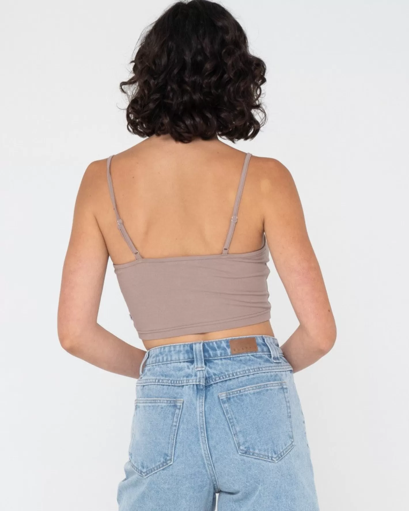 Mujer Rusty Camisola Ajustada De Blanks