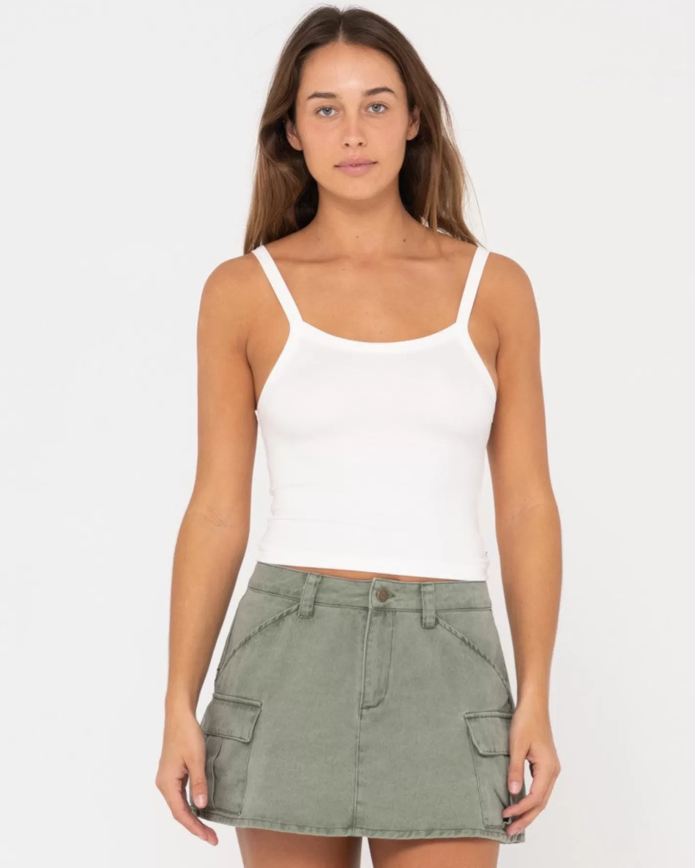 Mujer Rusty Camisola Skimmer De Blanks