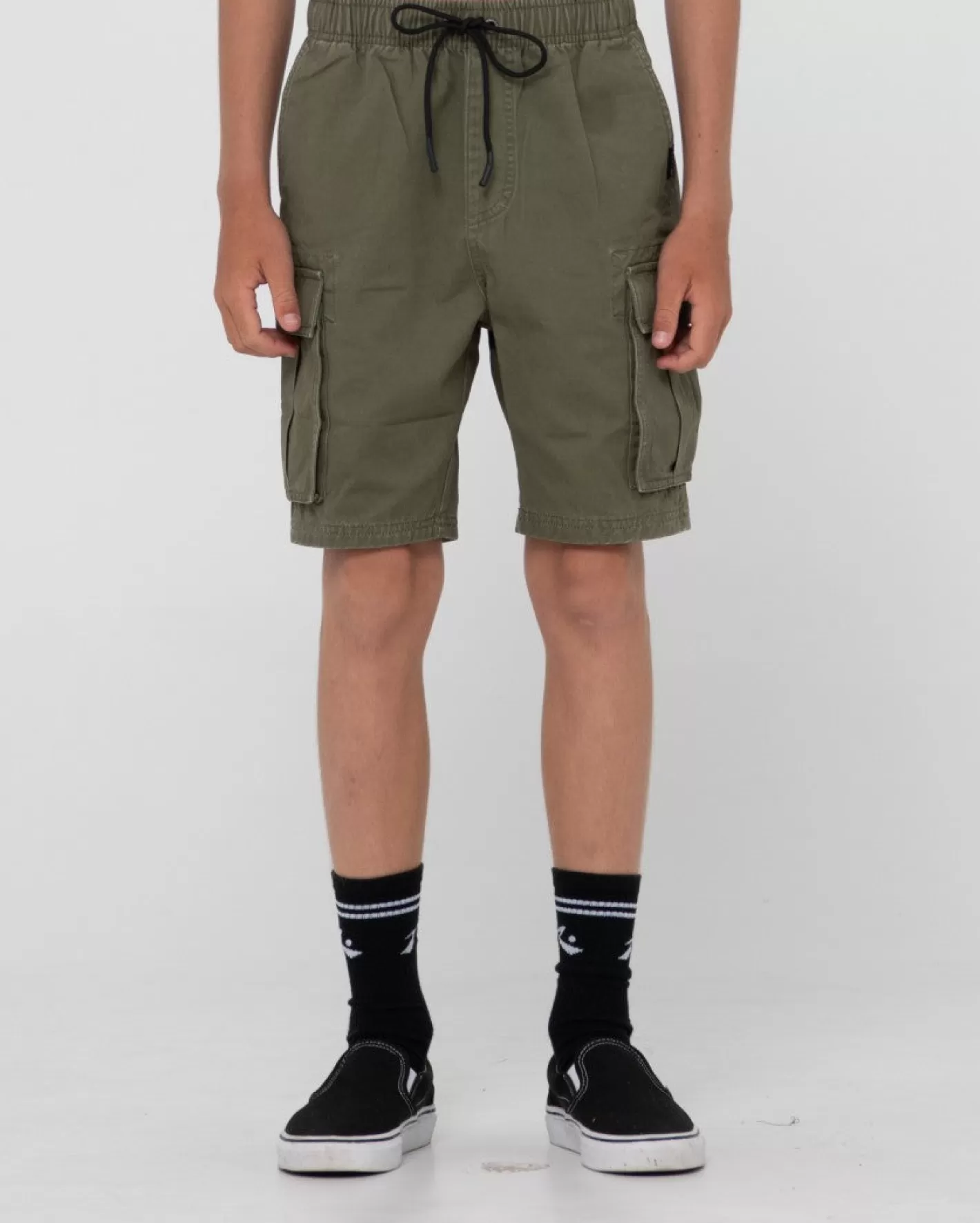 Niños Rusty Camper Pantalon Corto Cargo Elastico Nino
