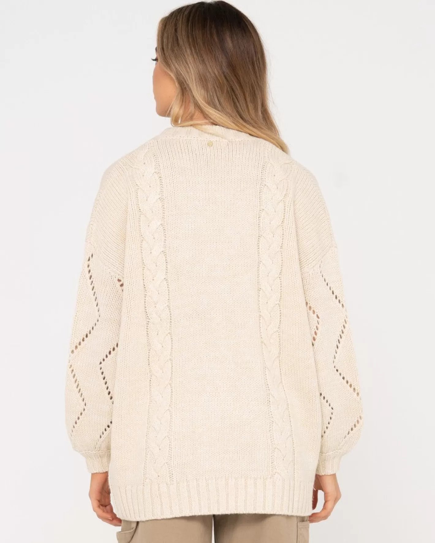 Mujer Rusty Cardigan De Punto De Ajuste Relajado Rossie