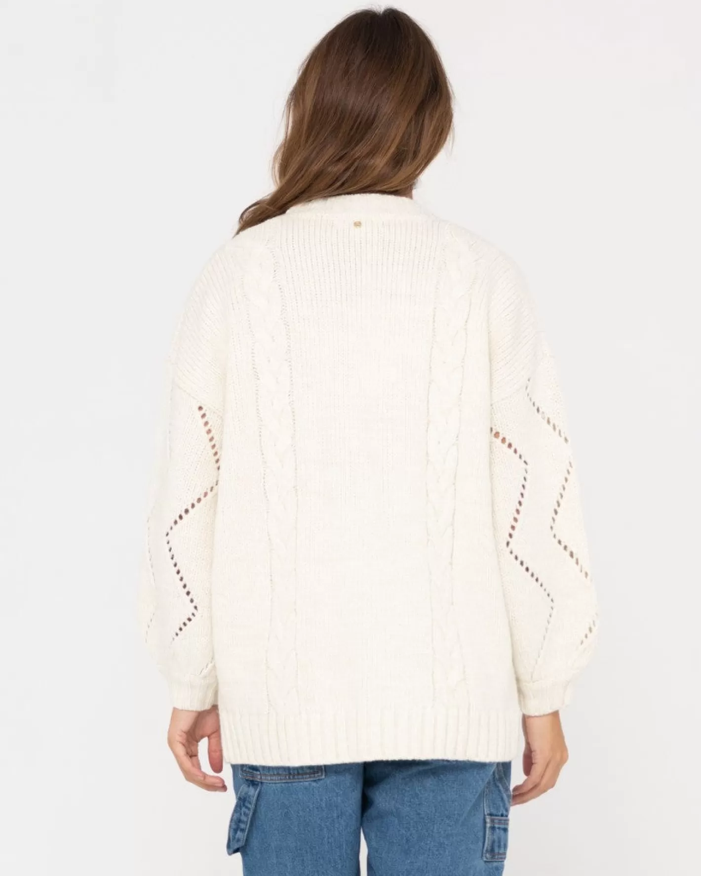 Mujer Rusty Cardigan De Punto De Ajuste Relajado Rossie
