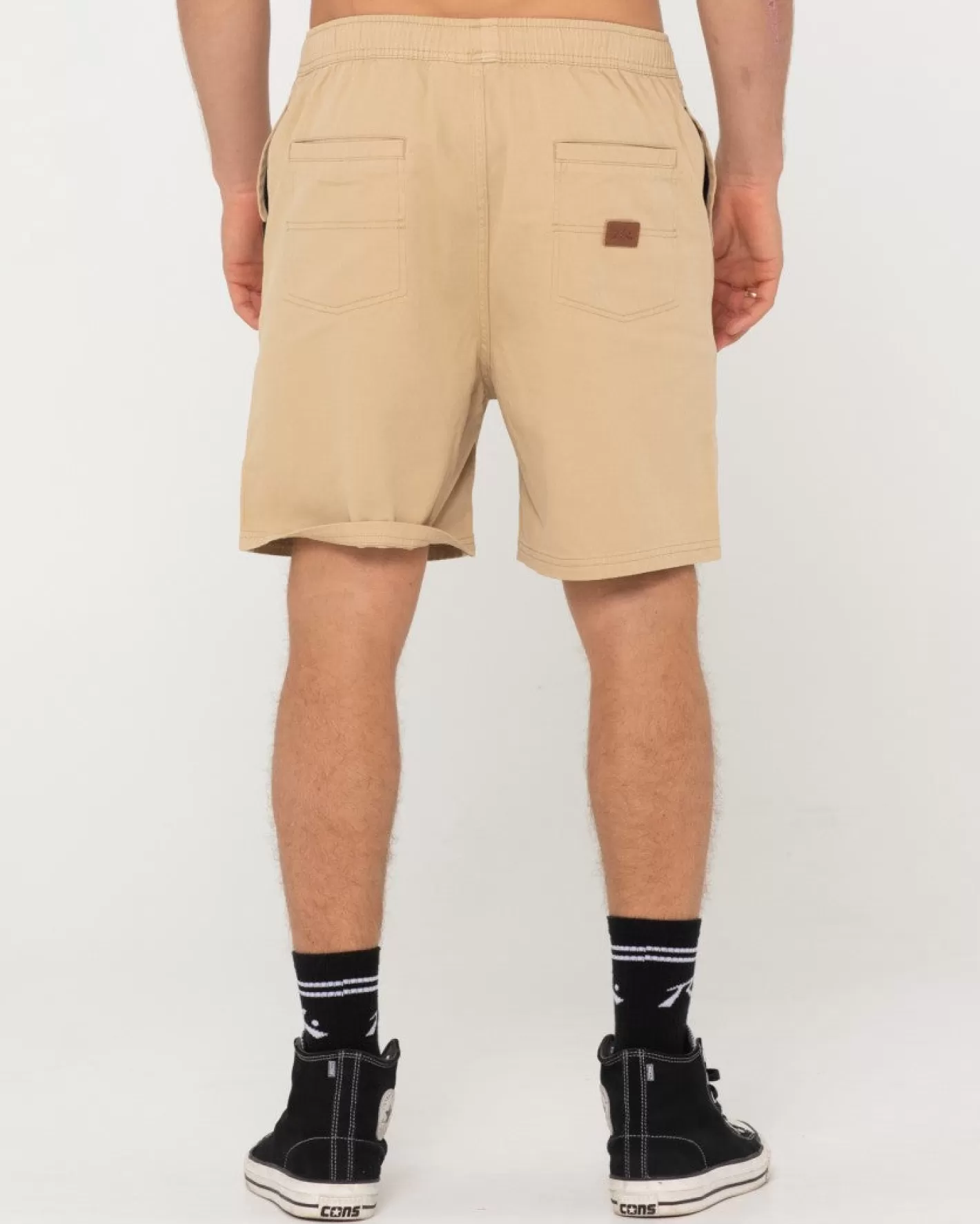 Hombre Rusty Carpeta Manila Elástica Corta