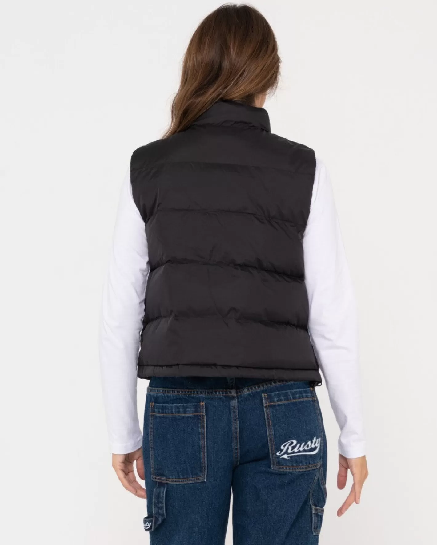 Mujer Rusty Chaleco Acolchado Resistente Al Agua