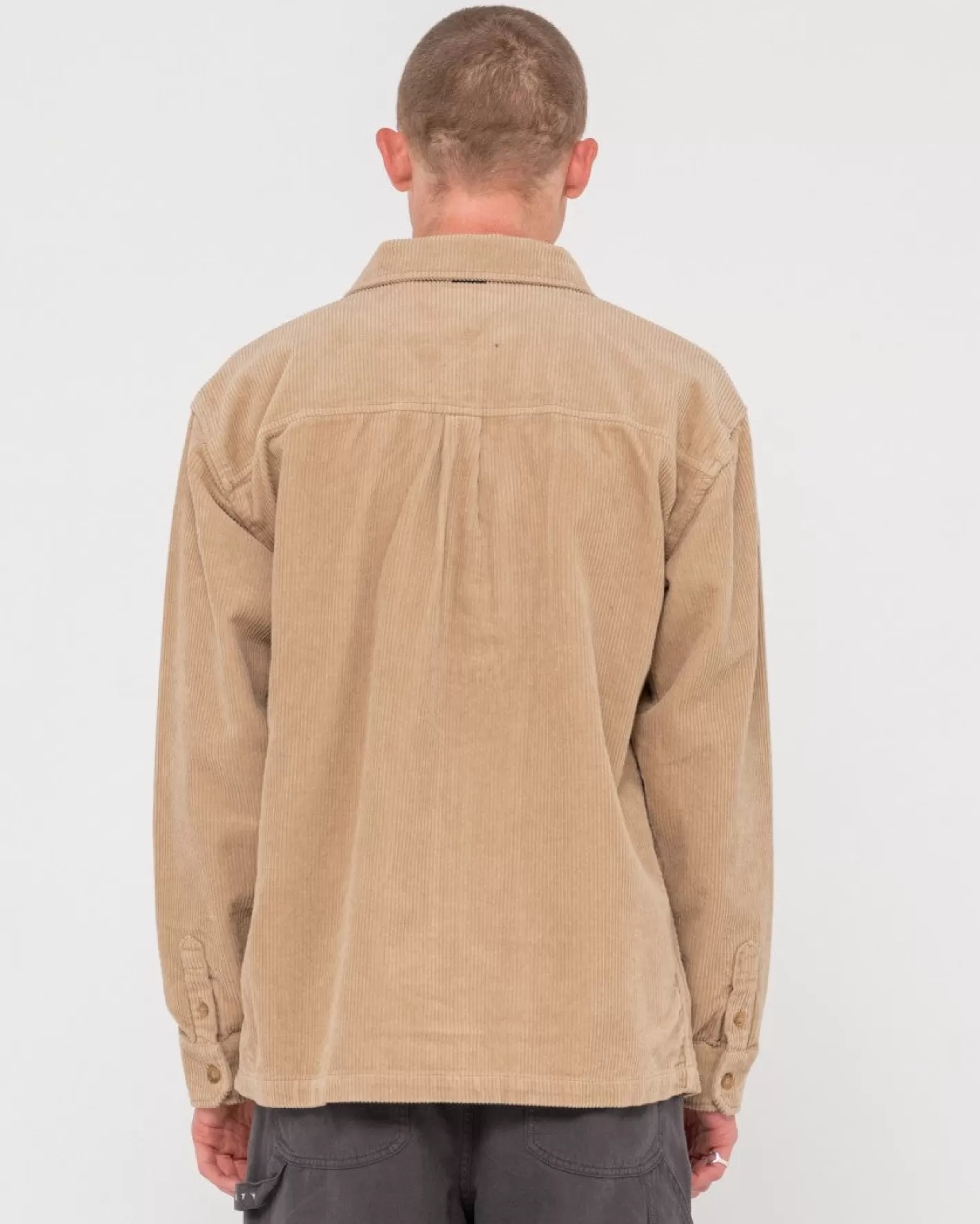 Hombre Rusty Chaqueta Con Cremallera De Pana V8 Coup