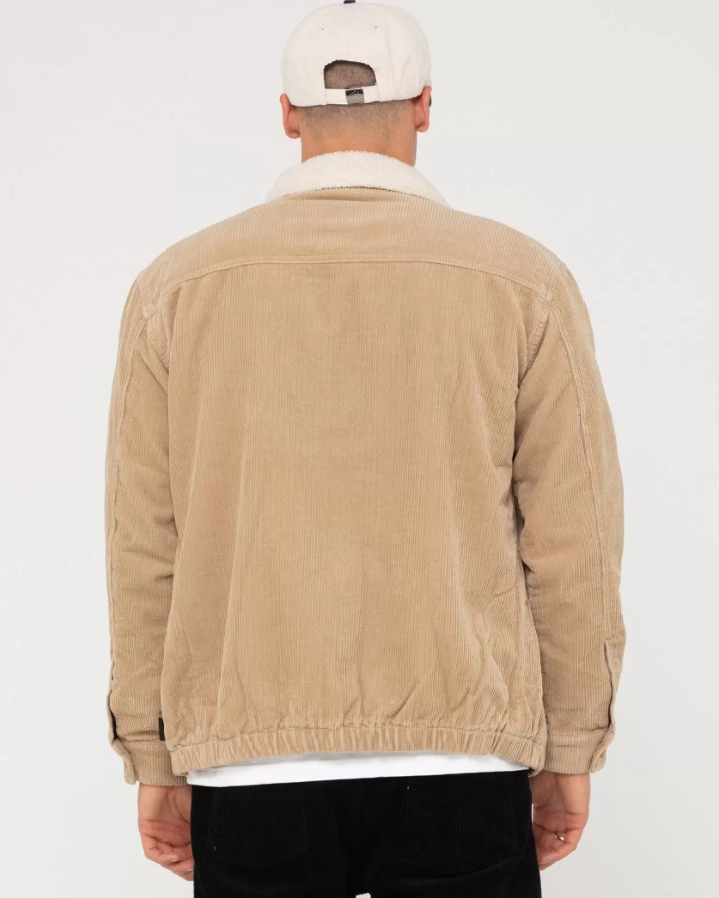 Hombre Rusty Chaqueta Coup De Pana Con Cremallera