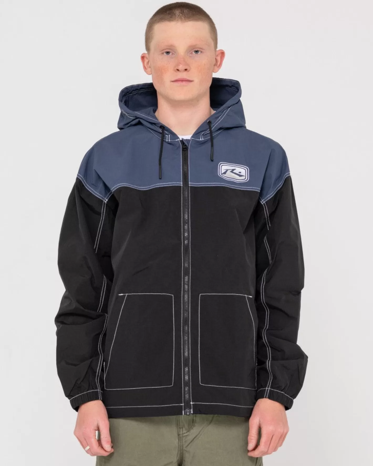 Hombre Rusty Chaqueta Holgada Con Capucha Core Division