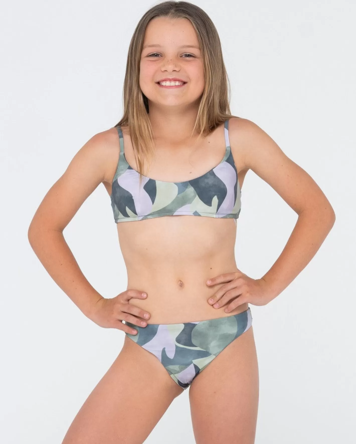 Niños Rusty Conjunto De Bikini Santorini Para Ninas