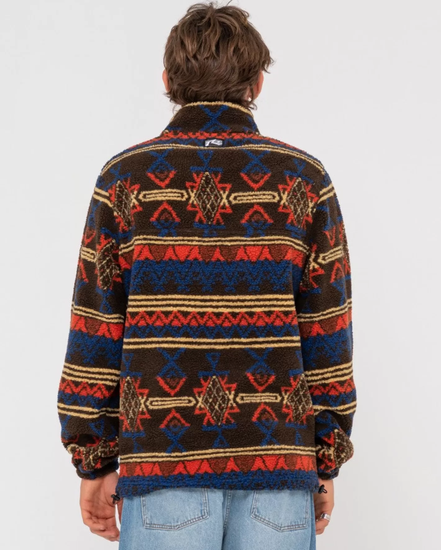 Hombre Rusty Forro Polar Con Cremallera 1/4 Teka