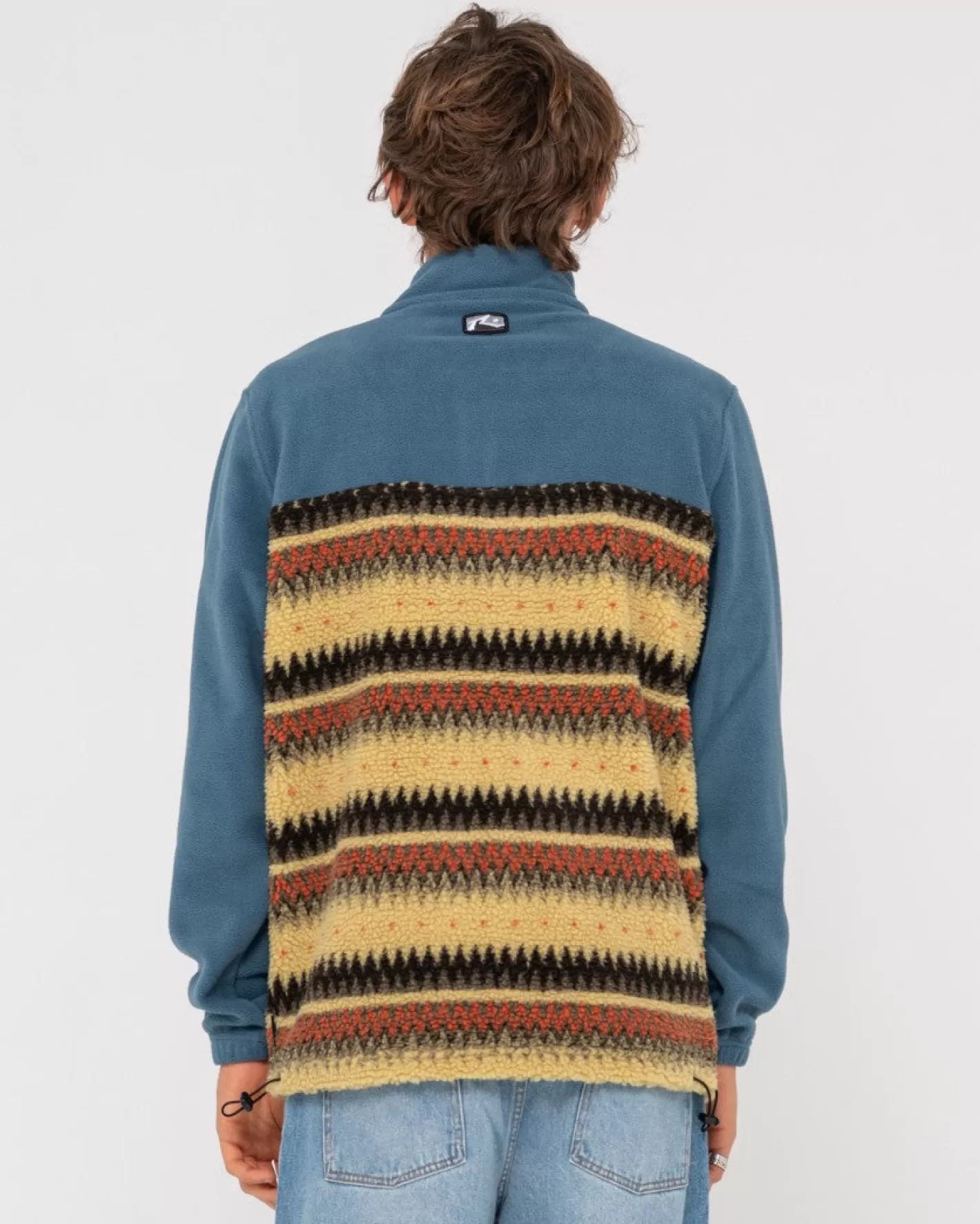 Hombre Rusty Forro Polar Con Cremallera Completa Y Paneles Shag