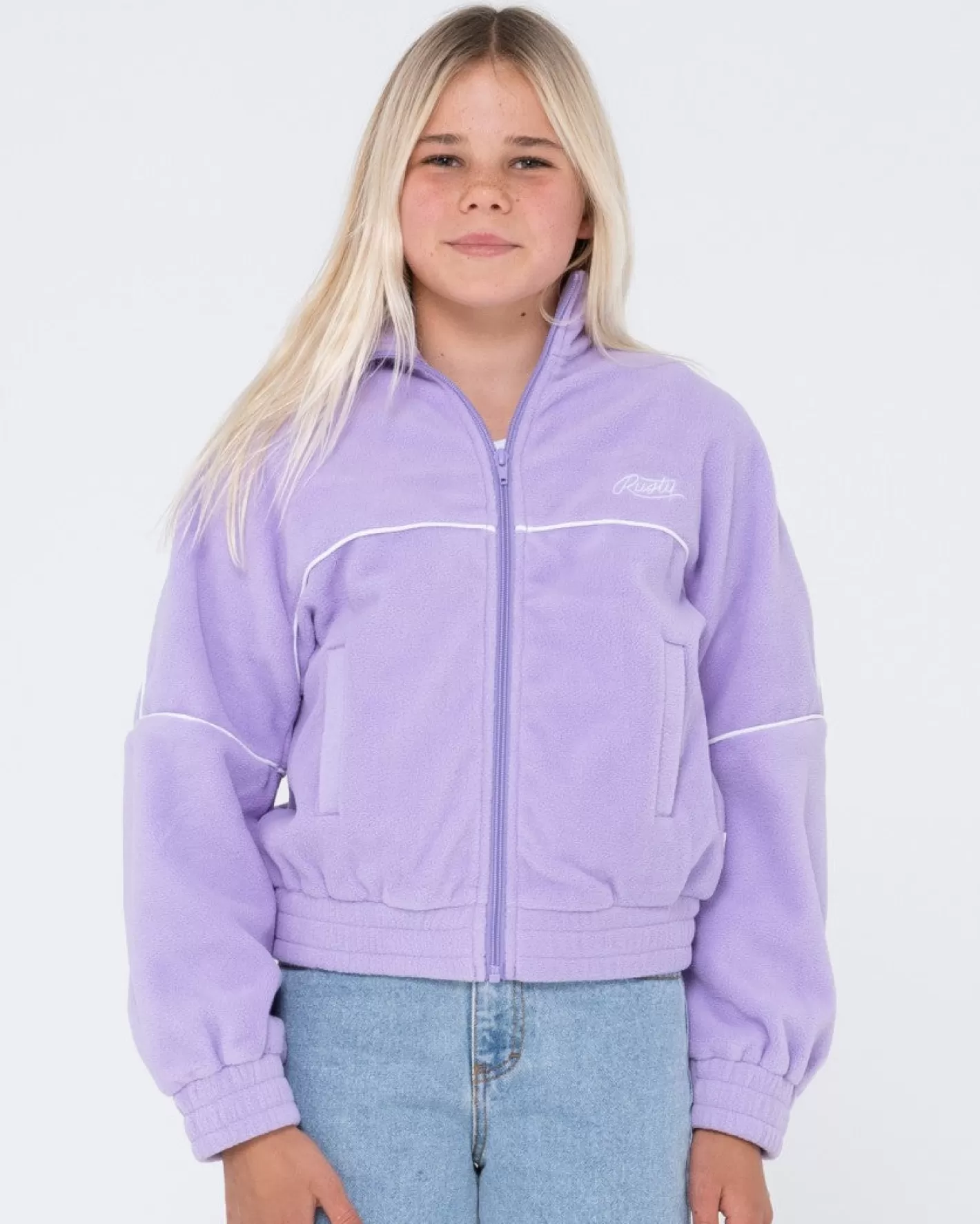 Niños Rusty Forro Polar Con Cremallera Para Ninas
