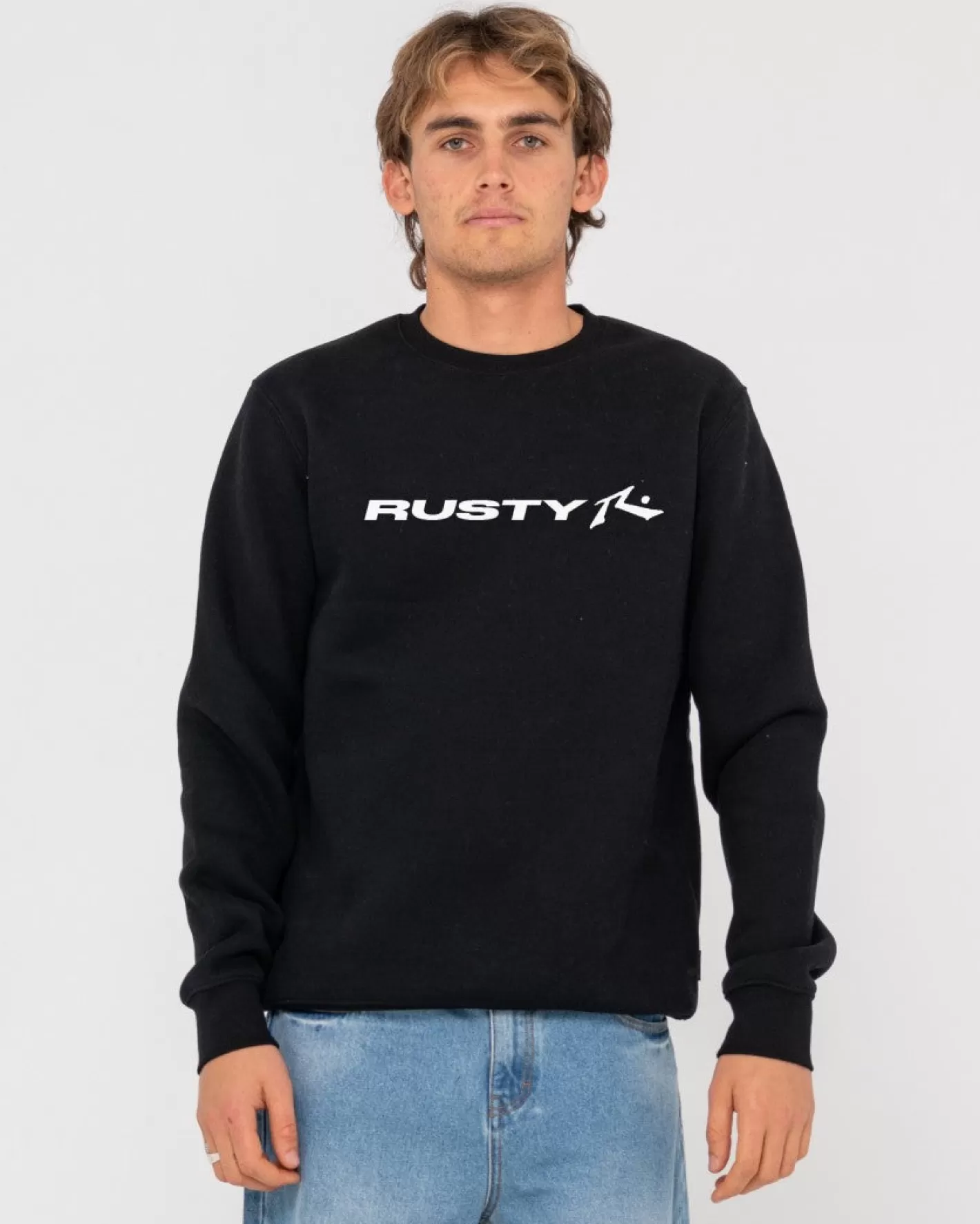 Hombre Rusty Forro Polar Con Grafico Vital