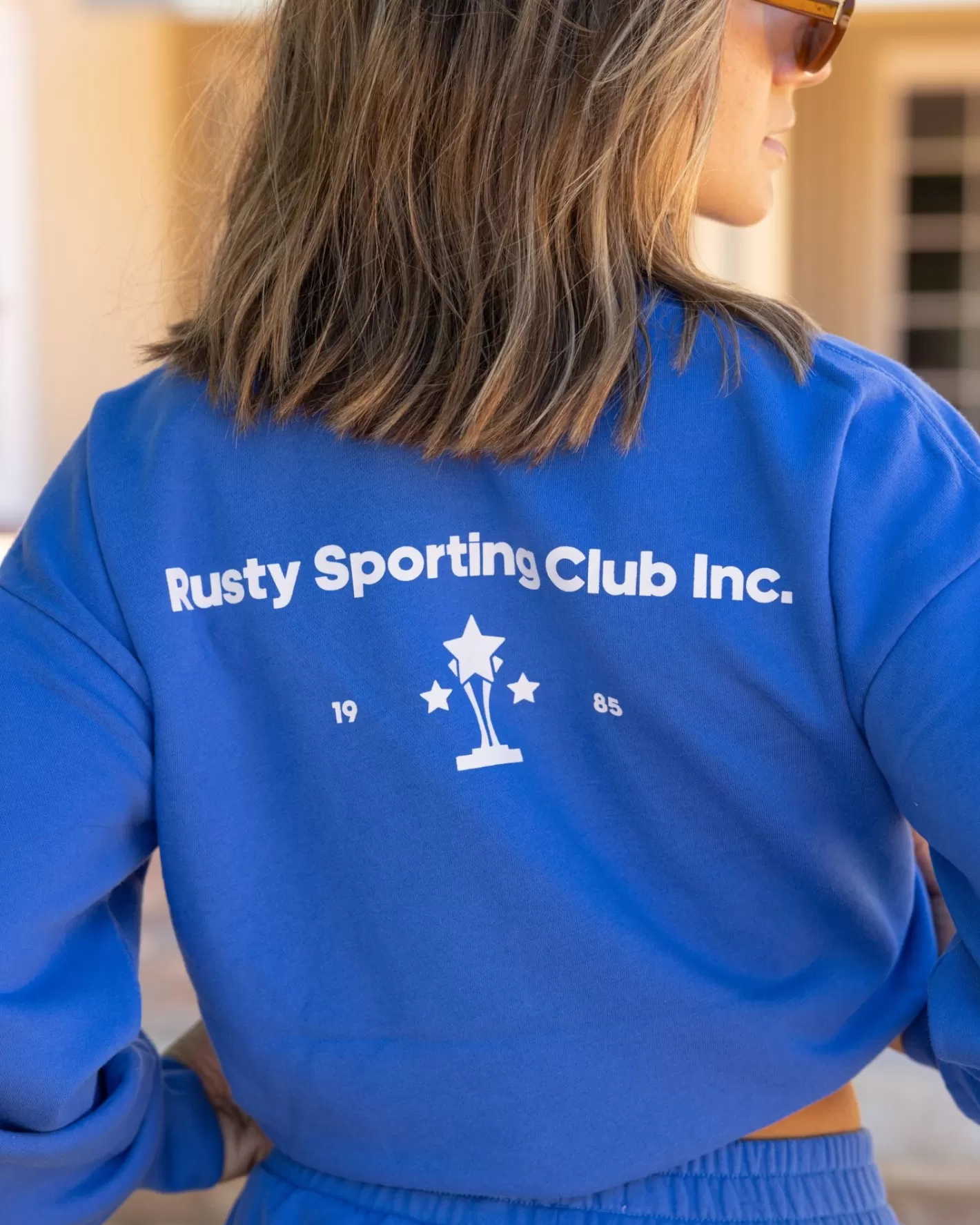 Mujer Rusty Forro Polar Sporting Club