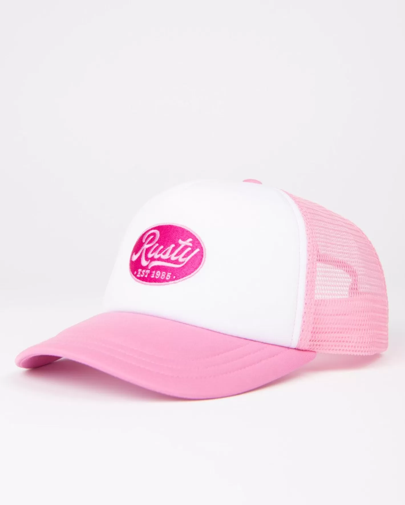 Mujer Rusty Gorra Trucker De 5 Paneles Pit Stop