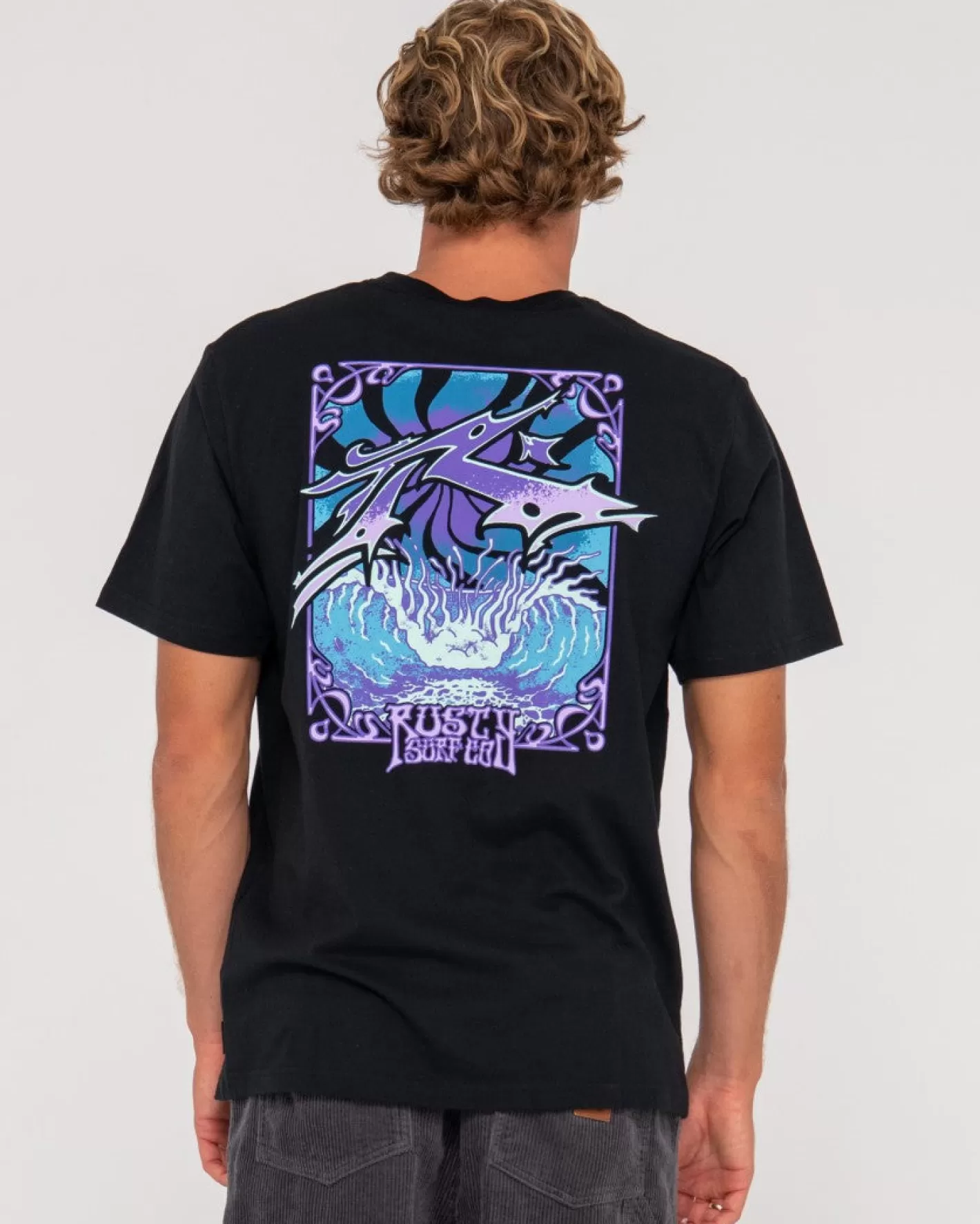 Hombre Rusty Gr8Ful Camiseta Grafica De Manga Corta H8Ful