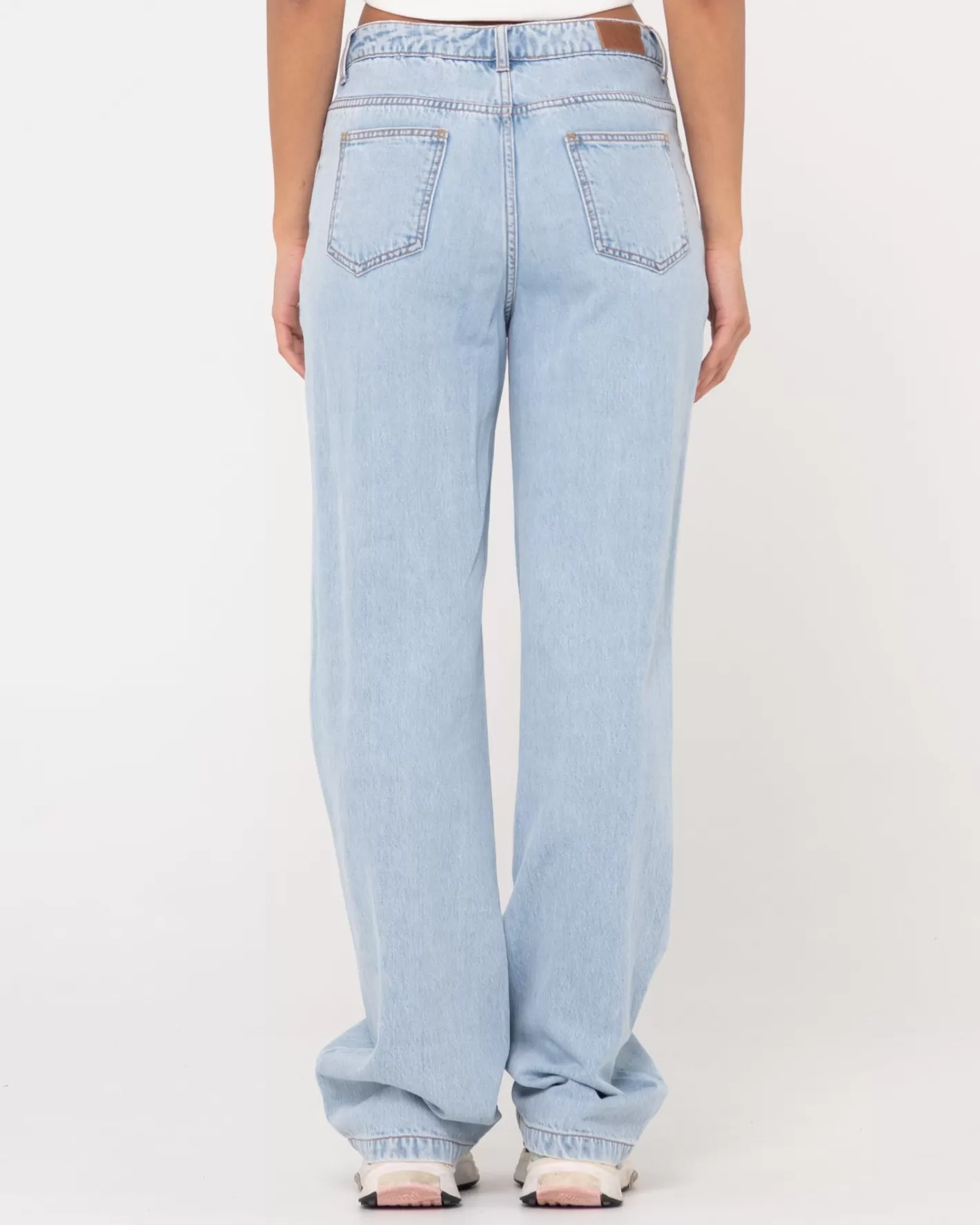 Mujer Rusty Jean De Pierna Recta De Talle Medio