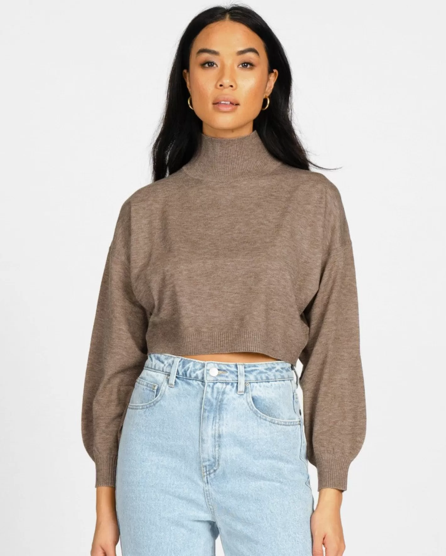 Mujer Rusty Jersey De Cuello Alto Sunday