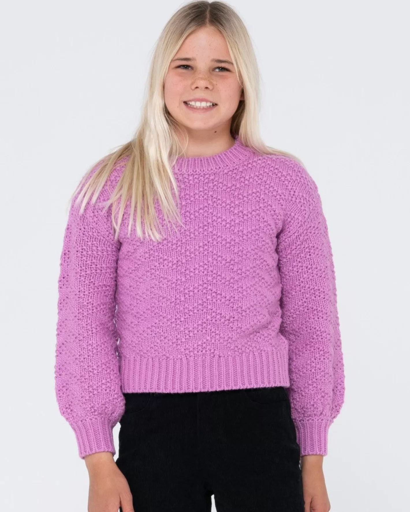 Niños Rusty Jersey De Punto Con Cuello Redondo Loulou Para Nina