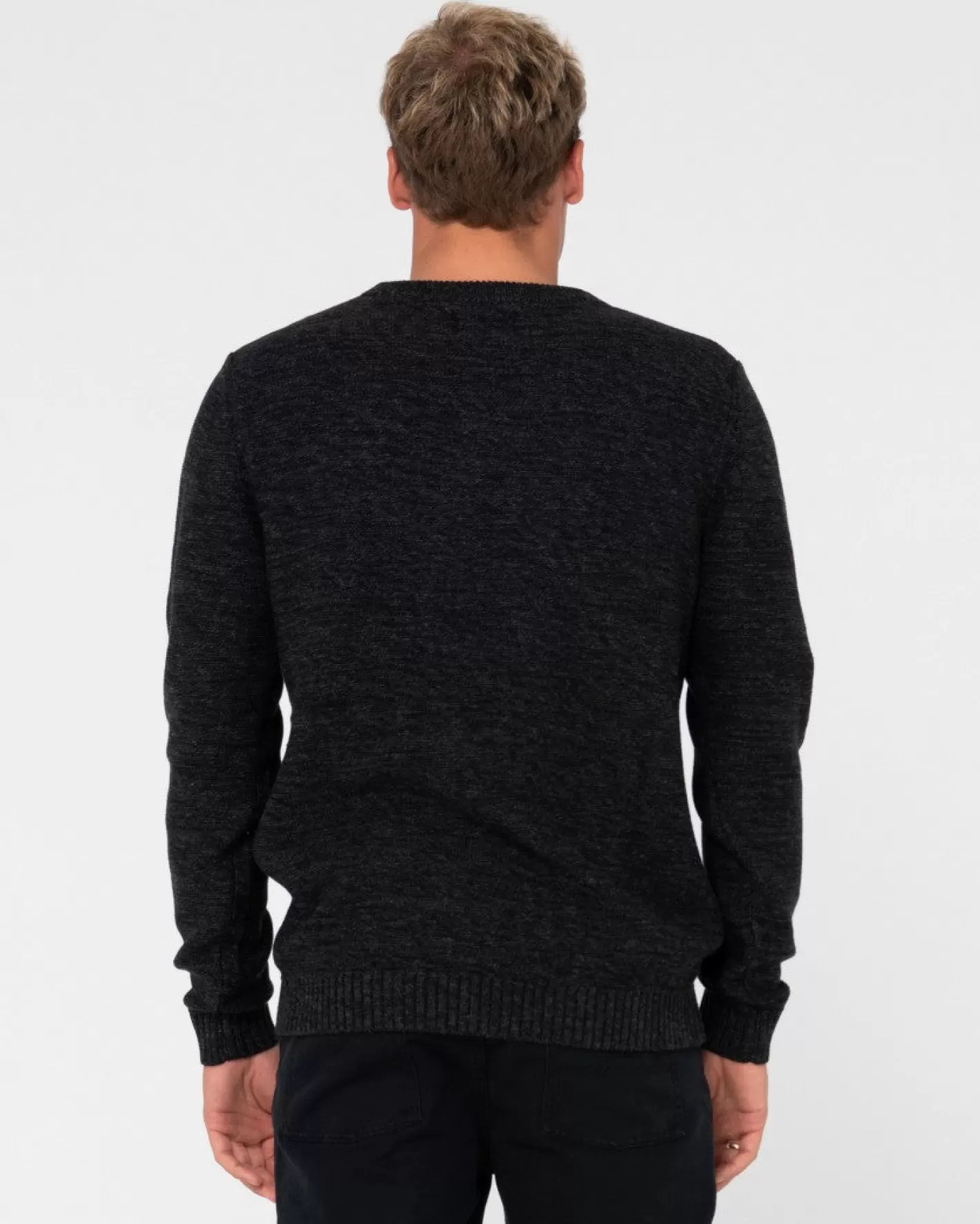 Hombre Rusty Jersey De Punto Con Cuello Redondo Skyliner