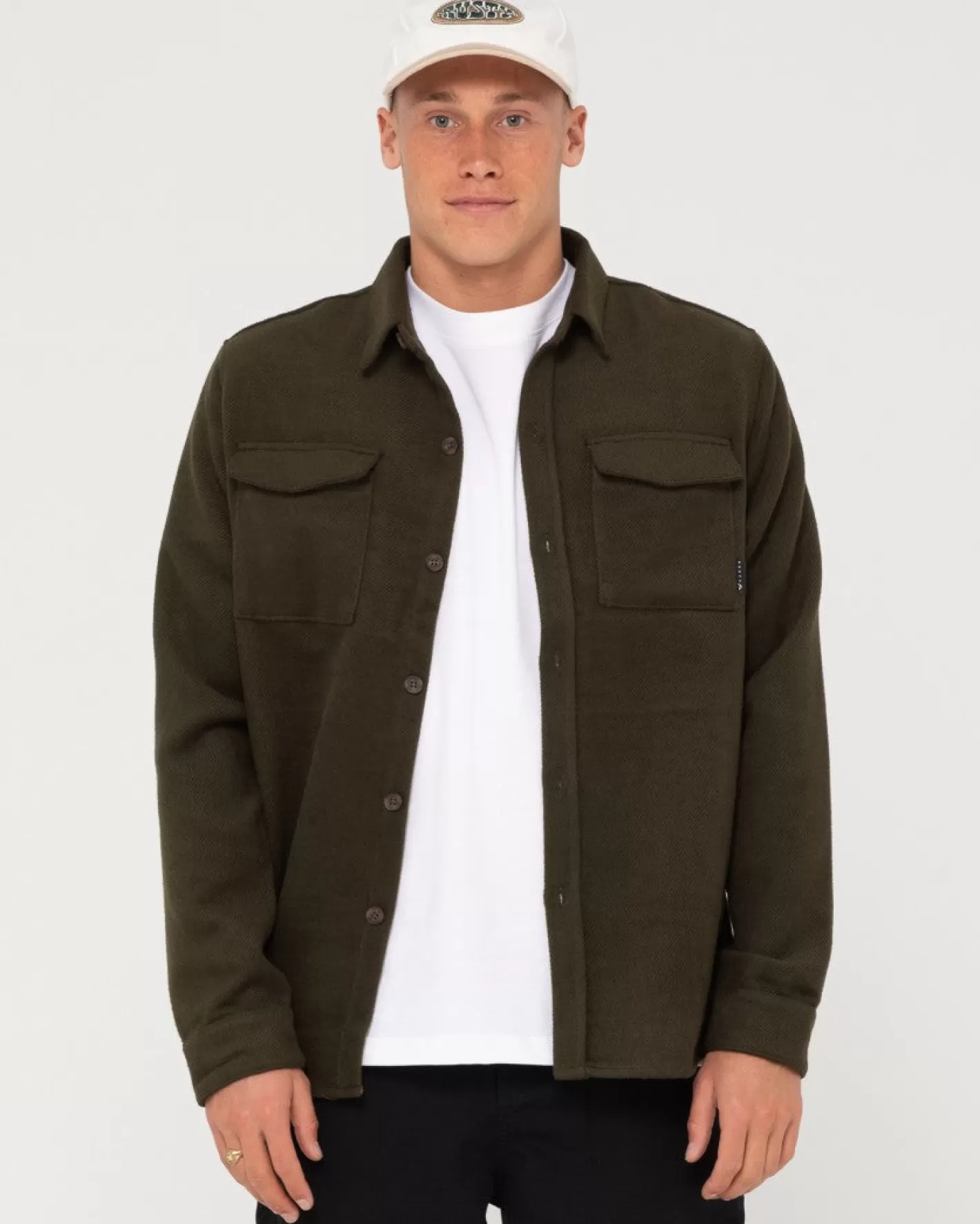 Hombre Rusty Melton Camisa De Manga Larga Workwear